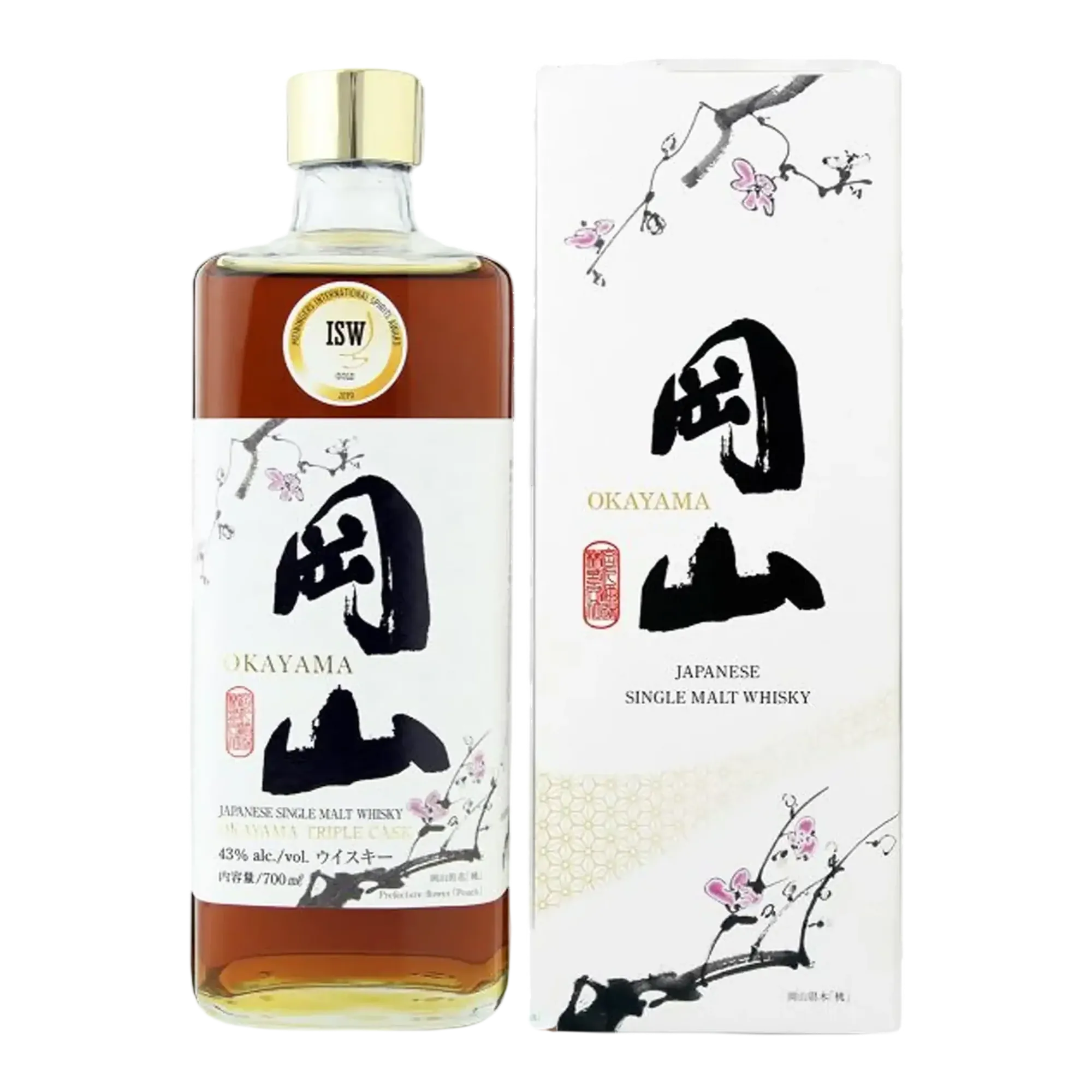 Okayama Triple Cask Single Malt Japanese Whisky
