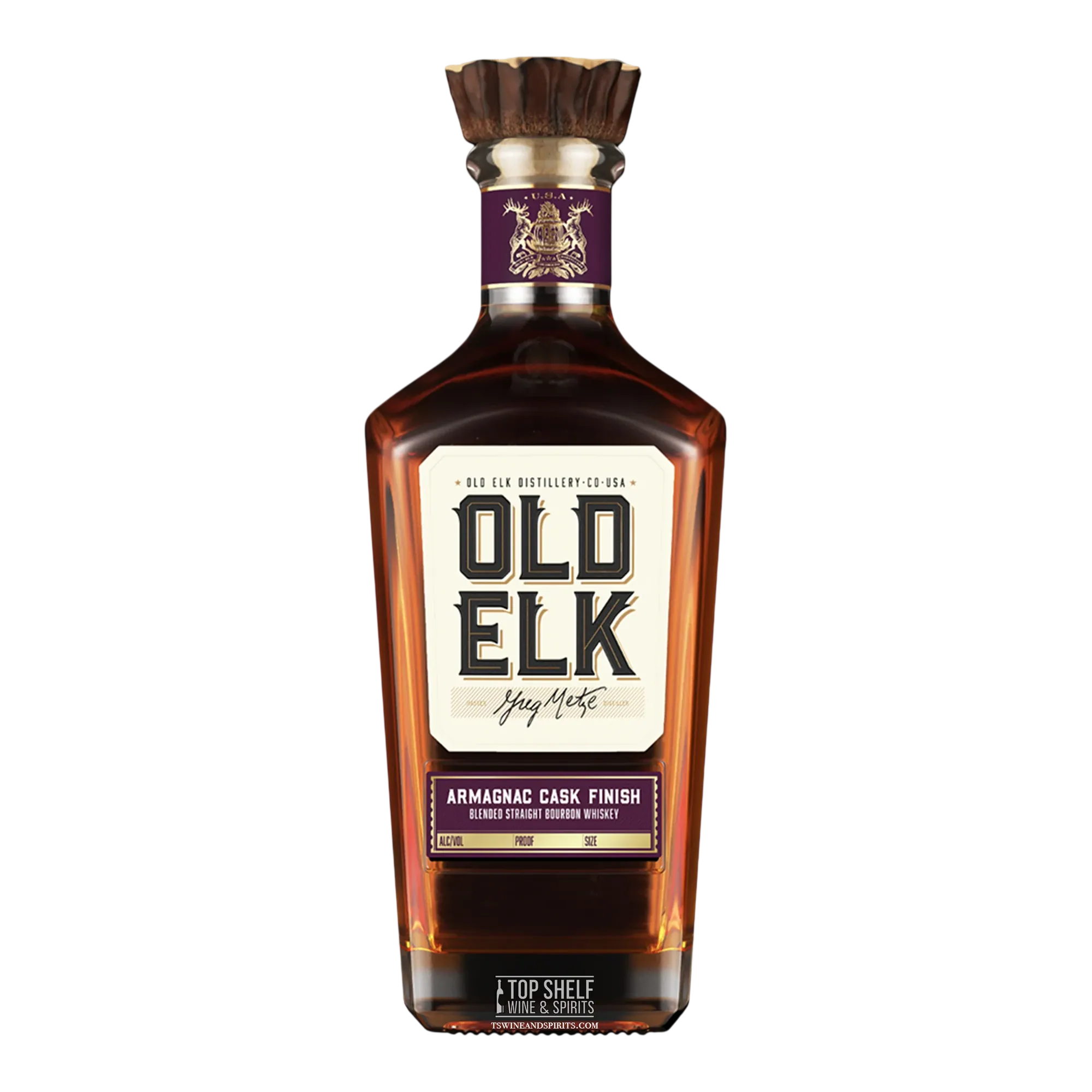 Old Elk Armagnac Cask Finished Blended Straight Bourbon Whiskey