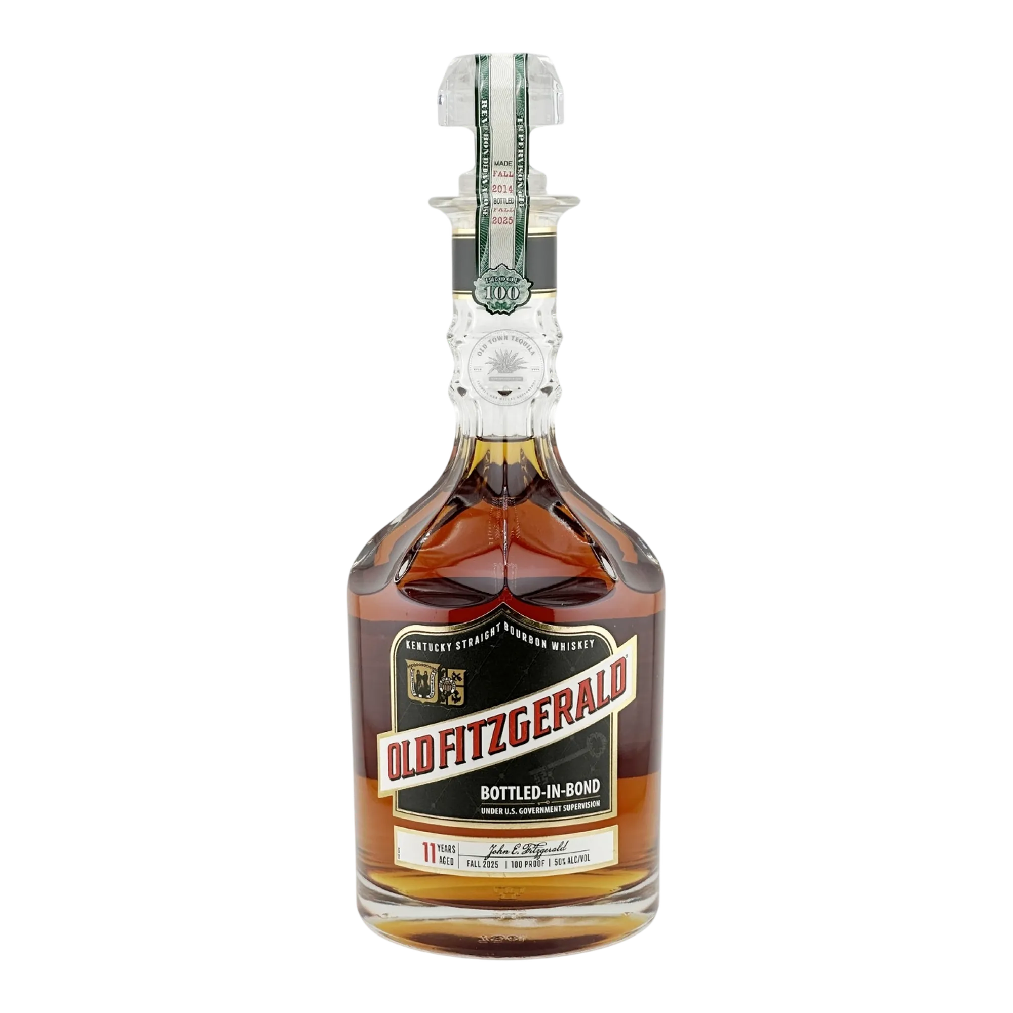 Old Fitzgerald 11 Year Old Bottled-in-Bond Kentucky Straight Bourbon Whiskey 100 Proof