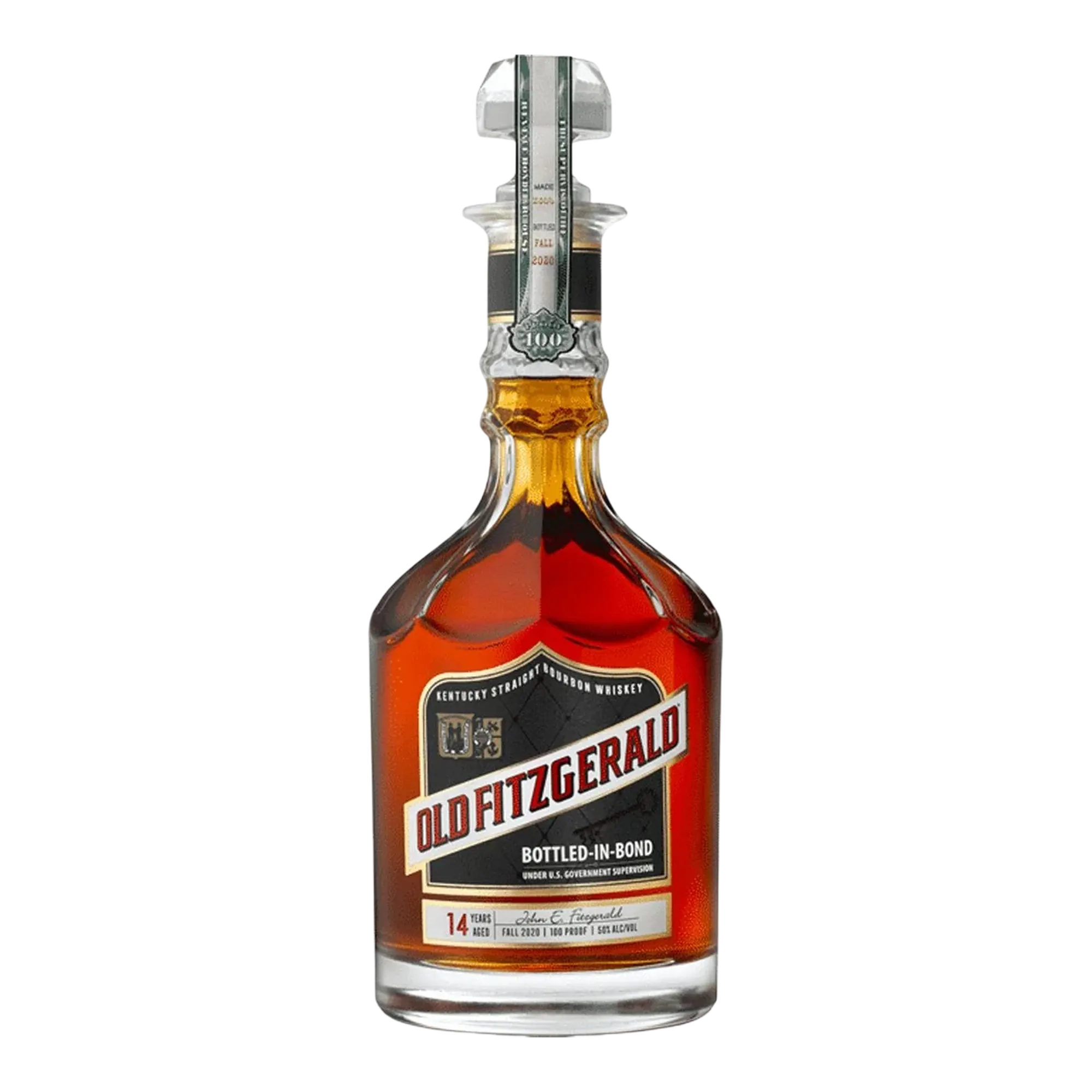 Old Fitzgerald 14 Year Old Bottled-in-Bond Kentucky Straight Bourbon Whiskey 100 Proof