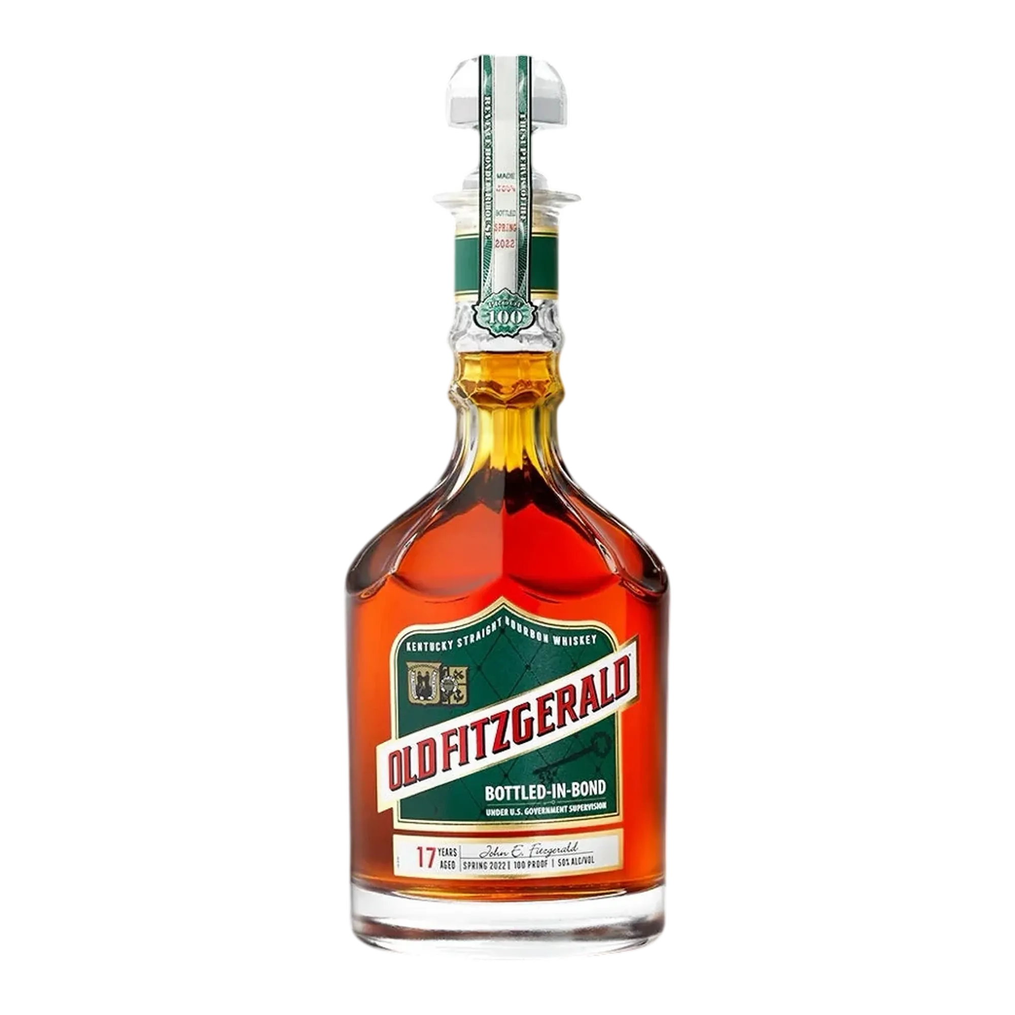 Old Fitzgerald 17 Year Old Bottled-in-Bond Kentucky Straight Bourbon Whiskey