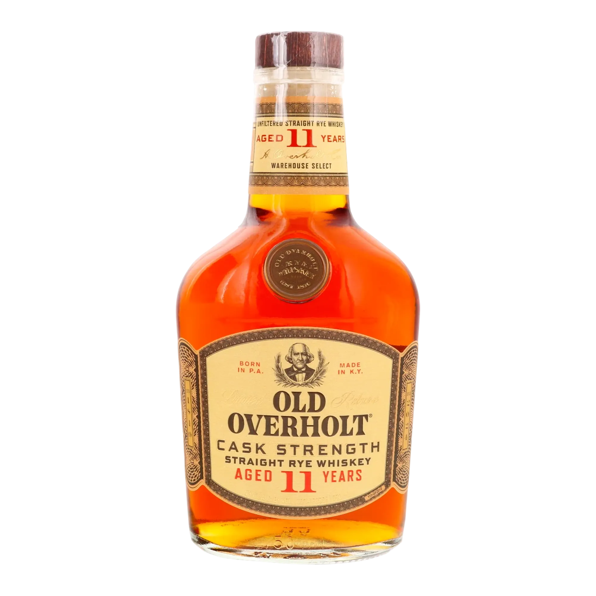 Old Overholt 11 Year Old Cask Strength Rye Whiskey