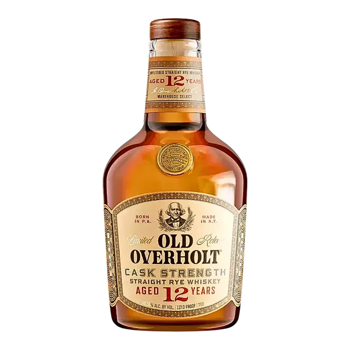 Old Overholt 12 Year Old Cask Strength Straight Rye Whiskey