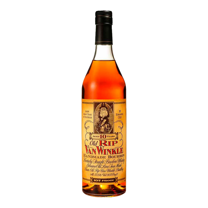 old rip van winkle 10 year old handmade bourbon 107 proof