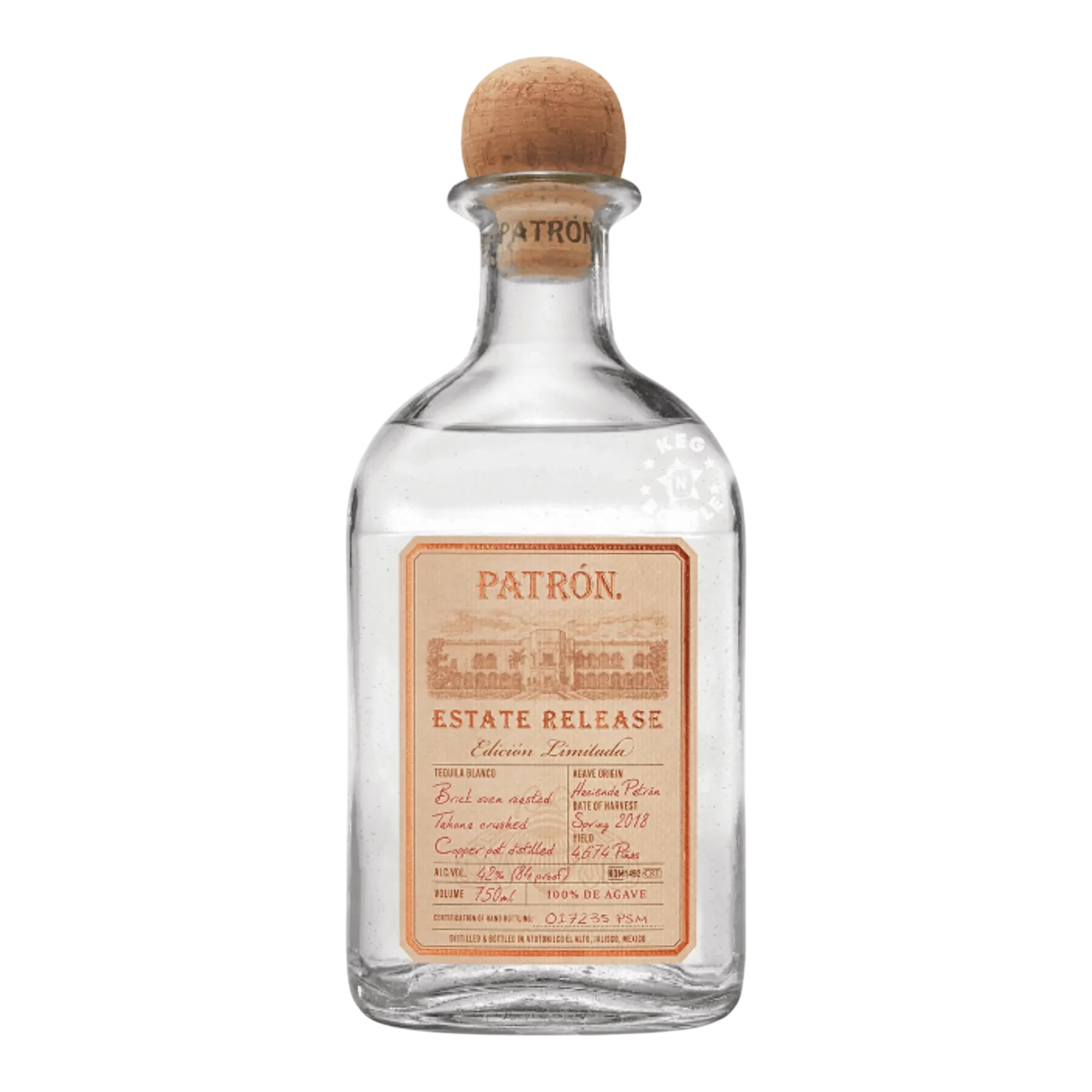 Patrón Estate Release Limited Edition Silver Tequila