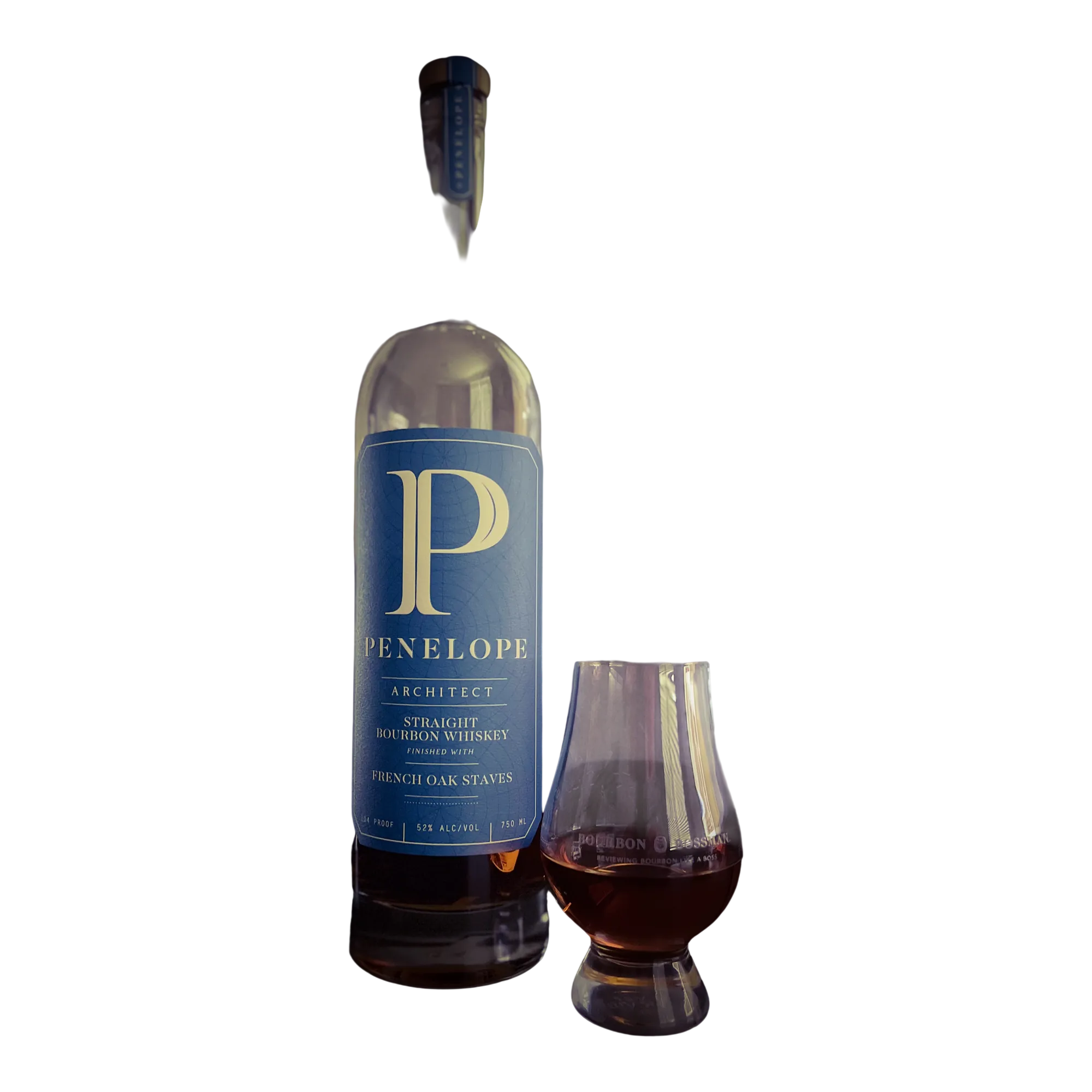 Penelope Architect Straight Bourbon Whiskey Finished with French Oak Staves