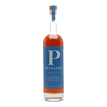 penelope architect straight bourbon whiskey finished with french oak staves