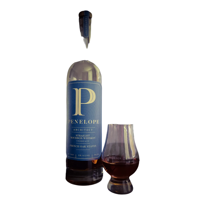Penelope Architect Straight Bourbon Whiskey Finished with French Oak Staves