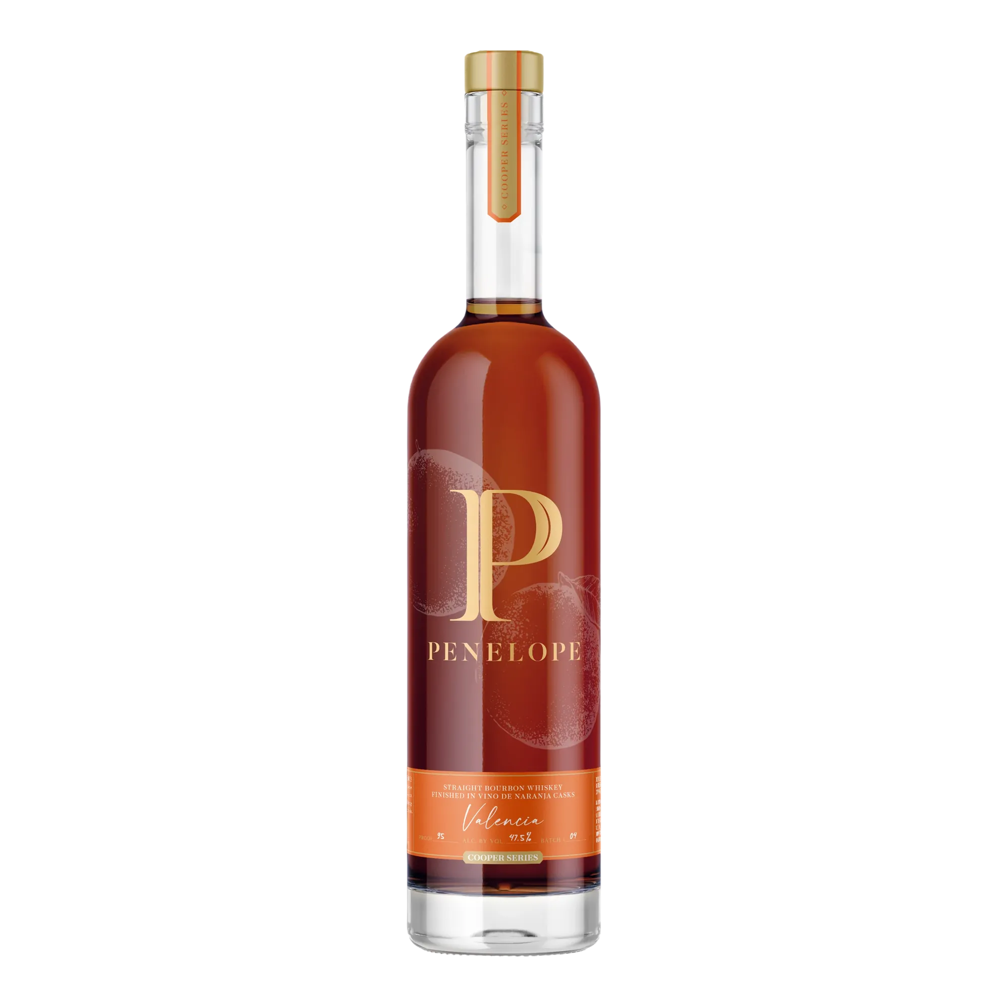Penelope Cooper Series Valencia Vino de Naranja Cask Finished Bourbon Whiskey 95 Proof
