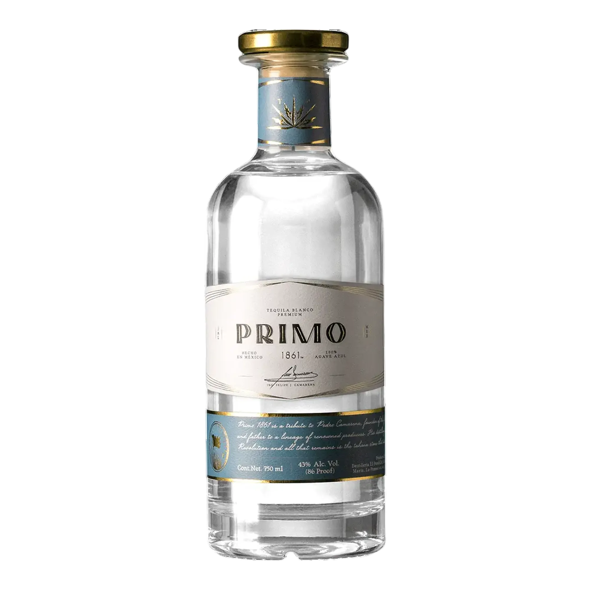 Primo 1861 Blanco Tequila