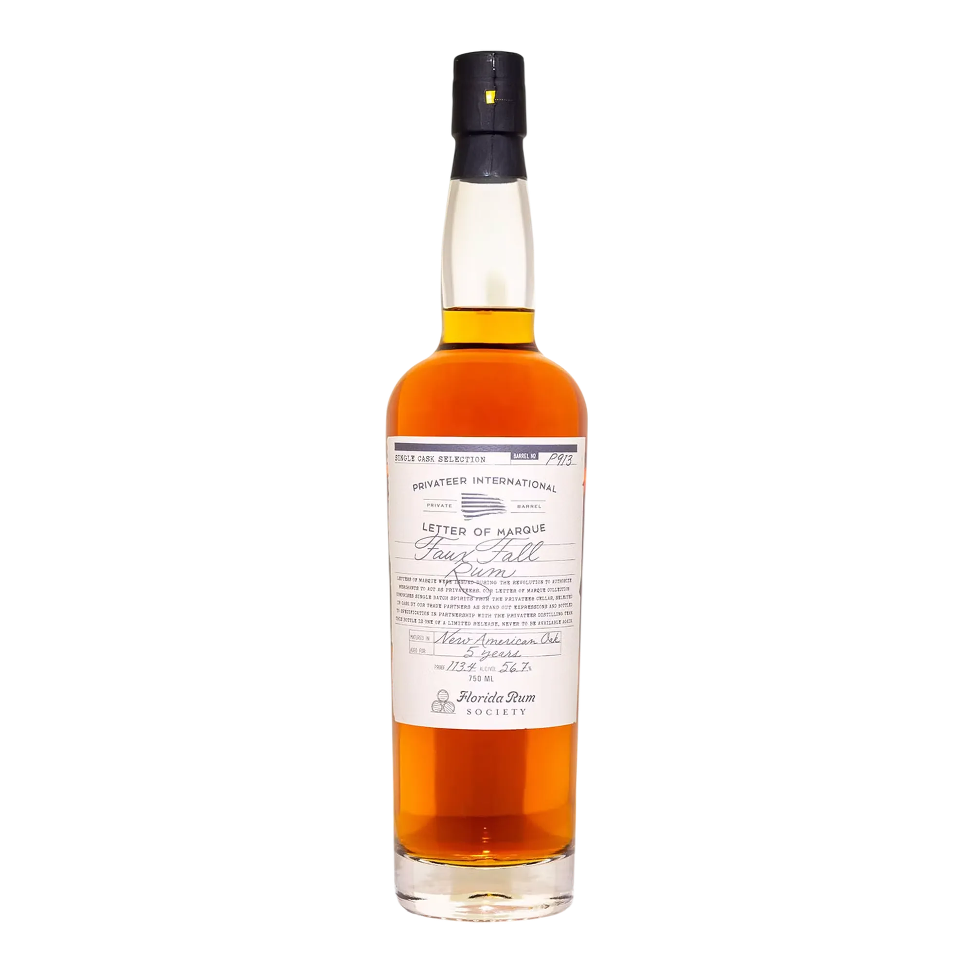 Privateer Faux Fall Florida Rum Society Anniversary Rum