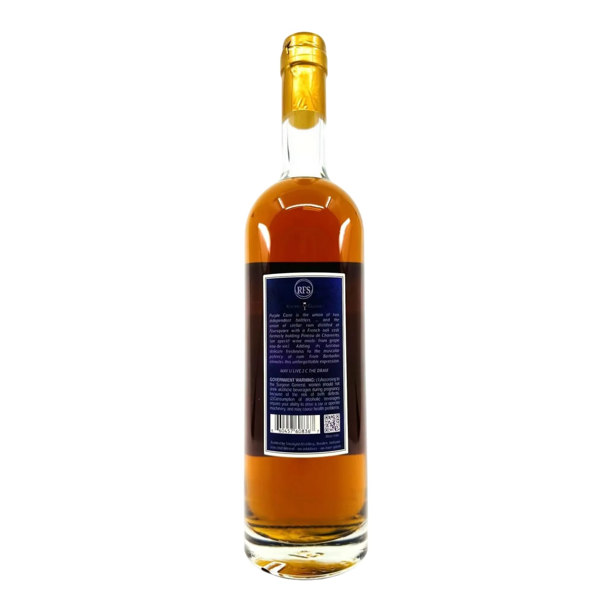 Raising Glasses Purple Cane 9 Year Old Foursquare Barbados Rum Finished in a Pineau des Charentes Cask