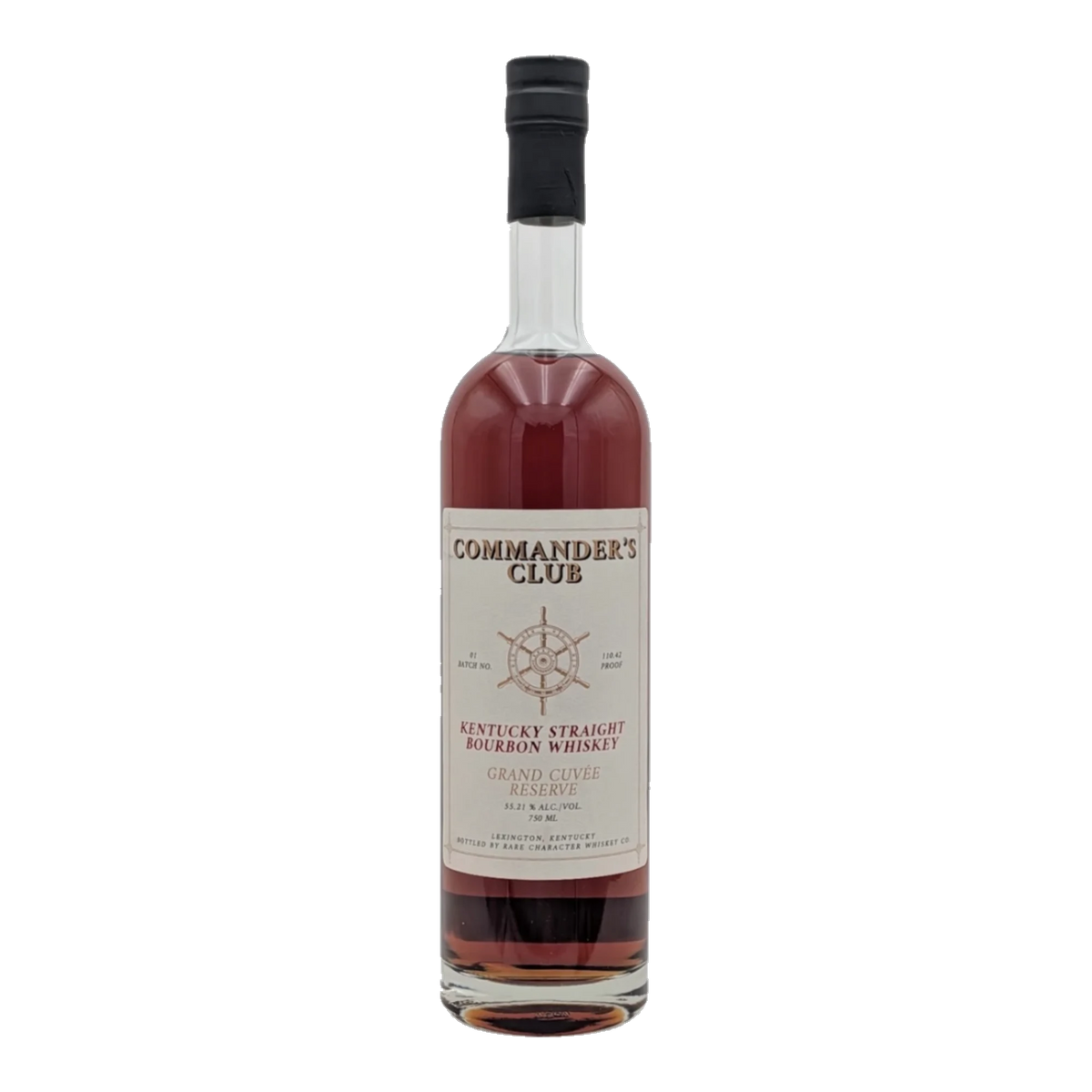 rare character commander s club grand cuvee reserve 10 15 year kentucky straight bourbon whiskey