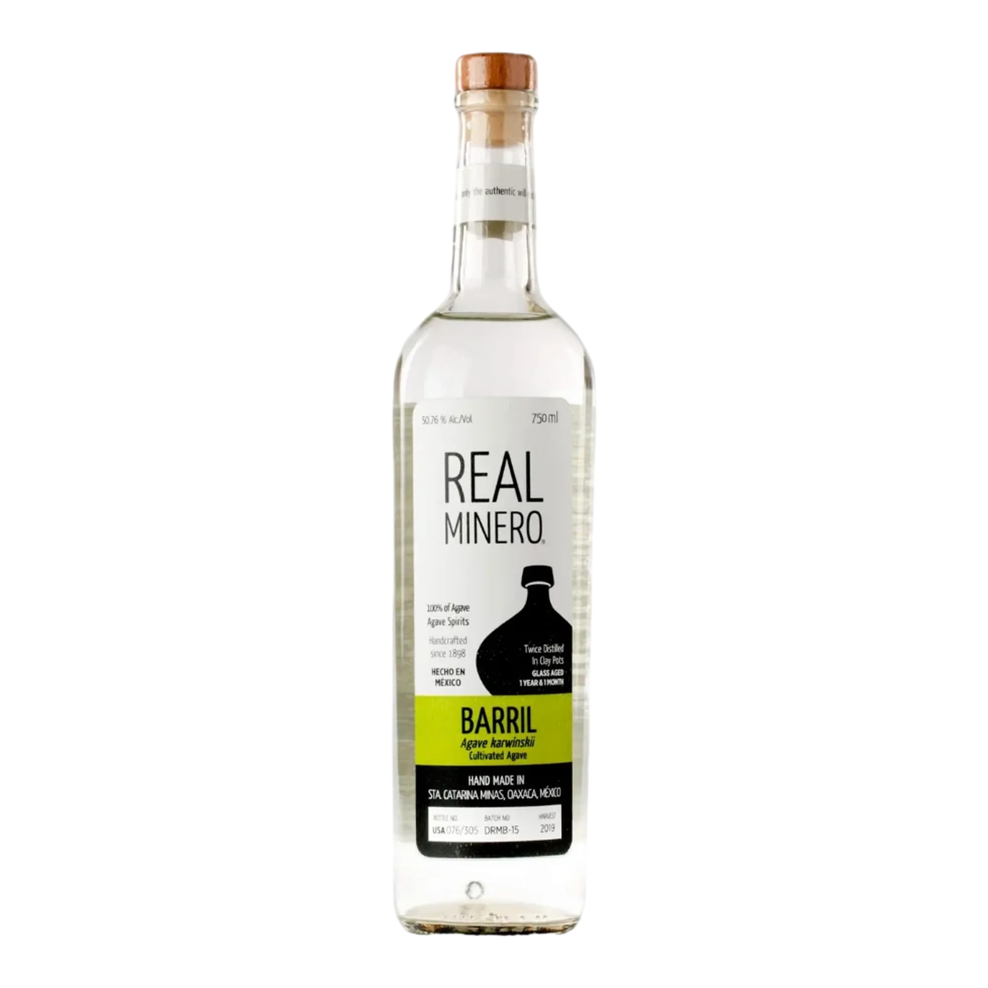 Real Minero Barril Mezcal