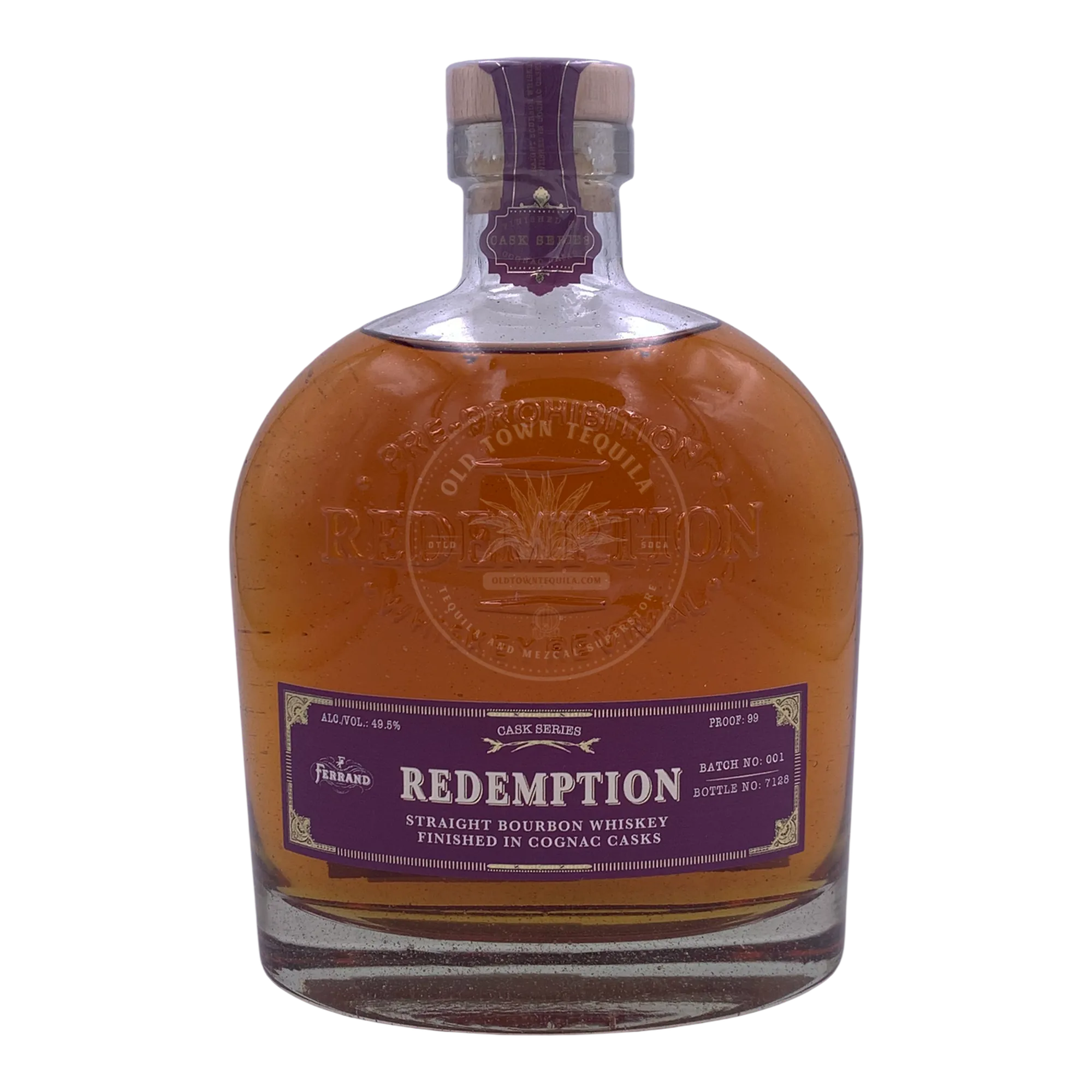 Redemption Cognac Cask Finish Bourbon Whiskey