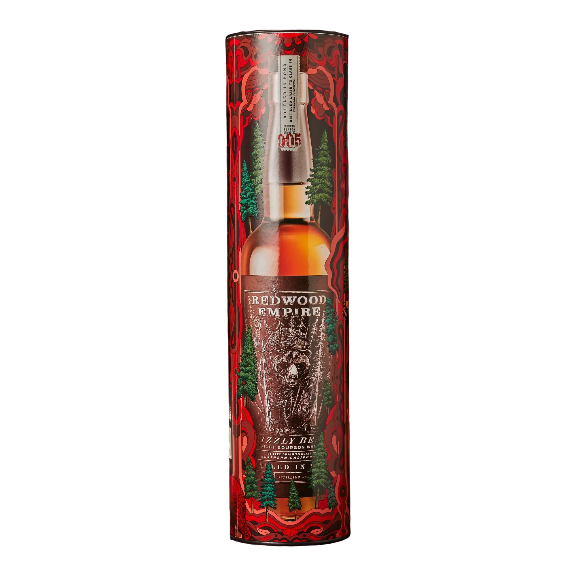 Redwood Empire Grizzly Beast Bottled-in-Bond California Bourbon Whiskey