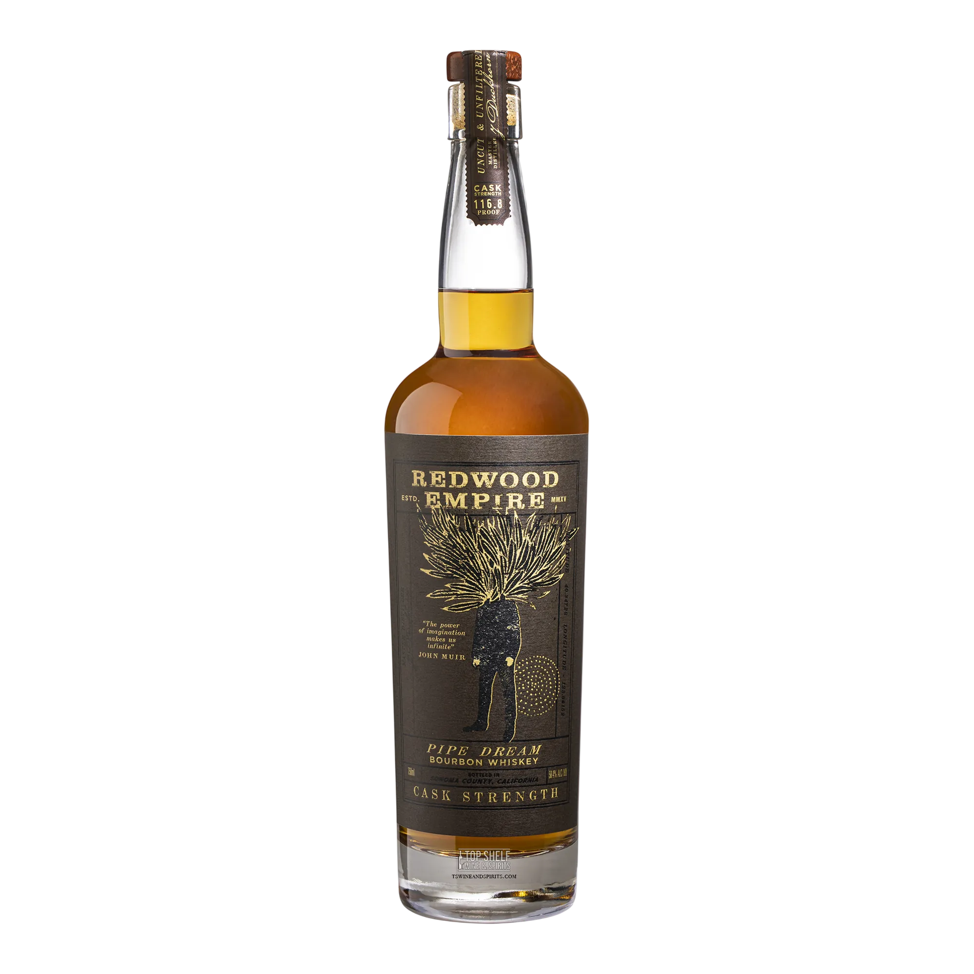 Redwood Empire Pipe Dream Cask Strength Bourbon Whiskey