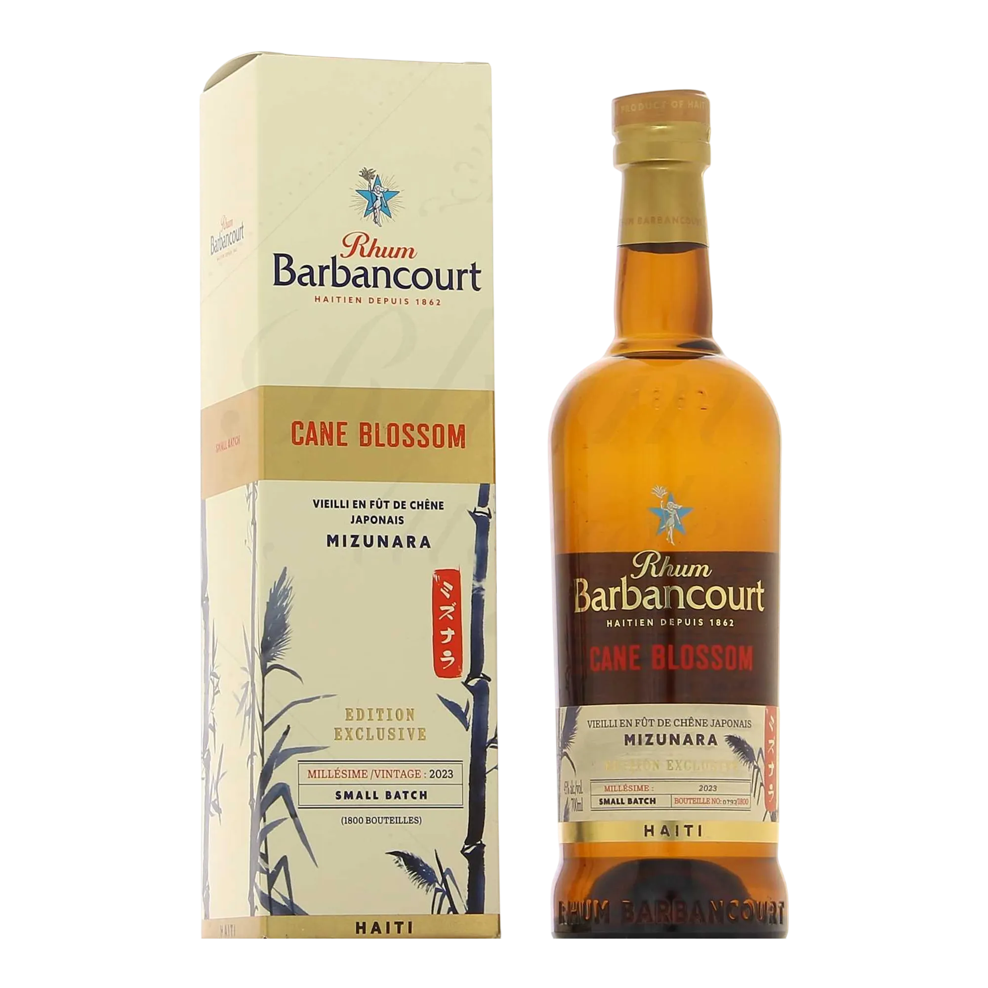 Rhum Barbancourt Cane Blossom Mizunara Cask Finish Haitian Rum