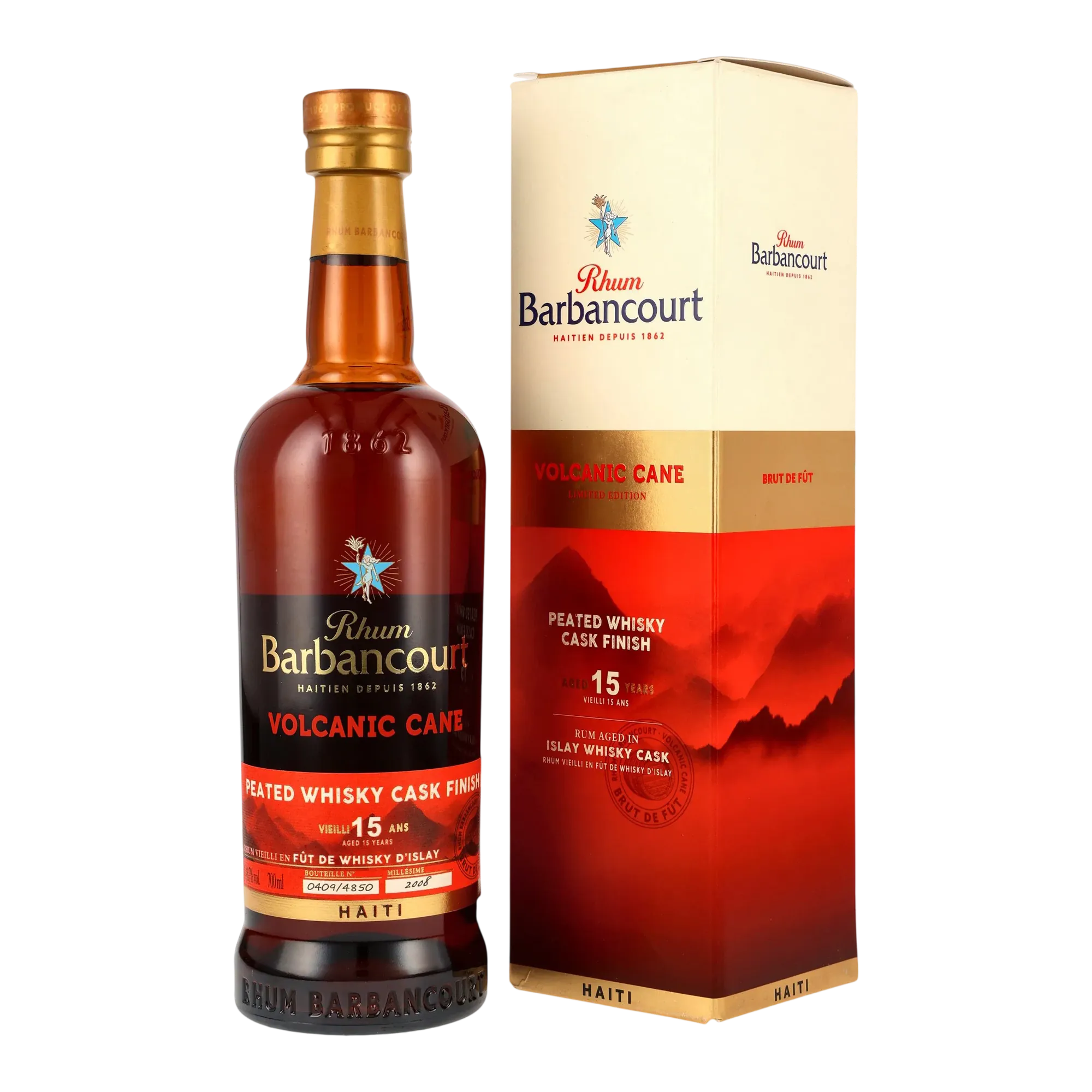 Rhum Barbancourt Volcanic Cane Islay Peated Cask Finish Haitian Rum