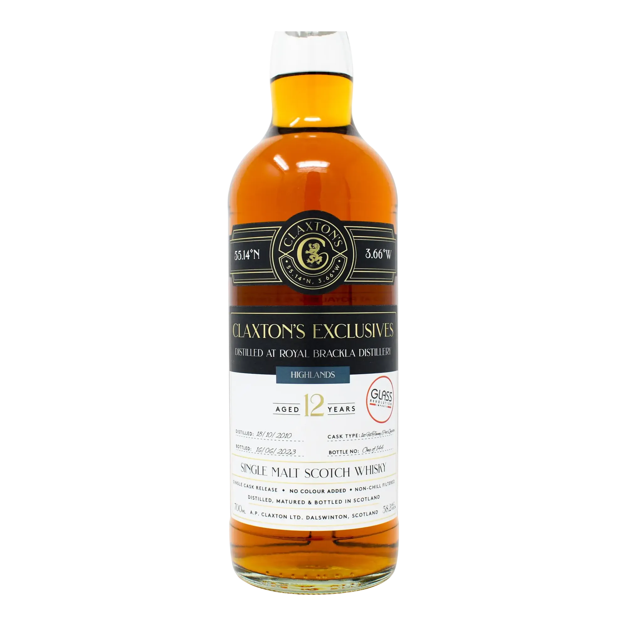 Royal Brackla 12 Year Old Oloroso Sherry Cask Finish Highland Single Malt Scotch Whisky