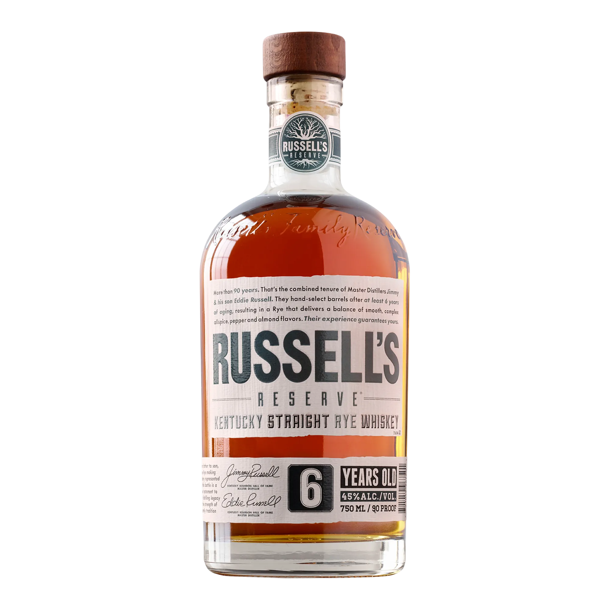Russell’s Reserve 6 Year Old Rye Whiskey