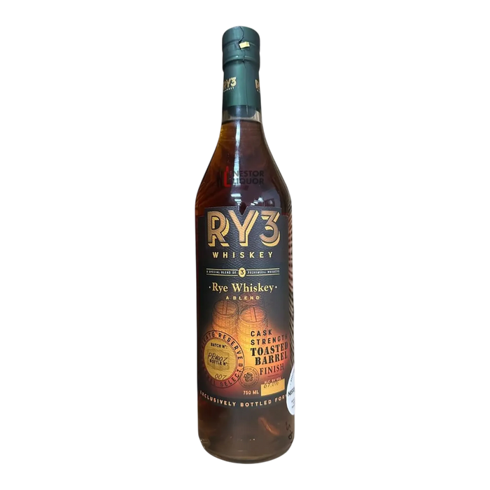 RY3 Rum Cask Finish Cask Strength Rye Whiskey