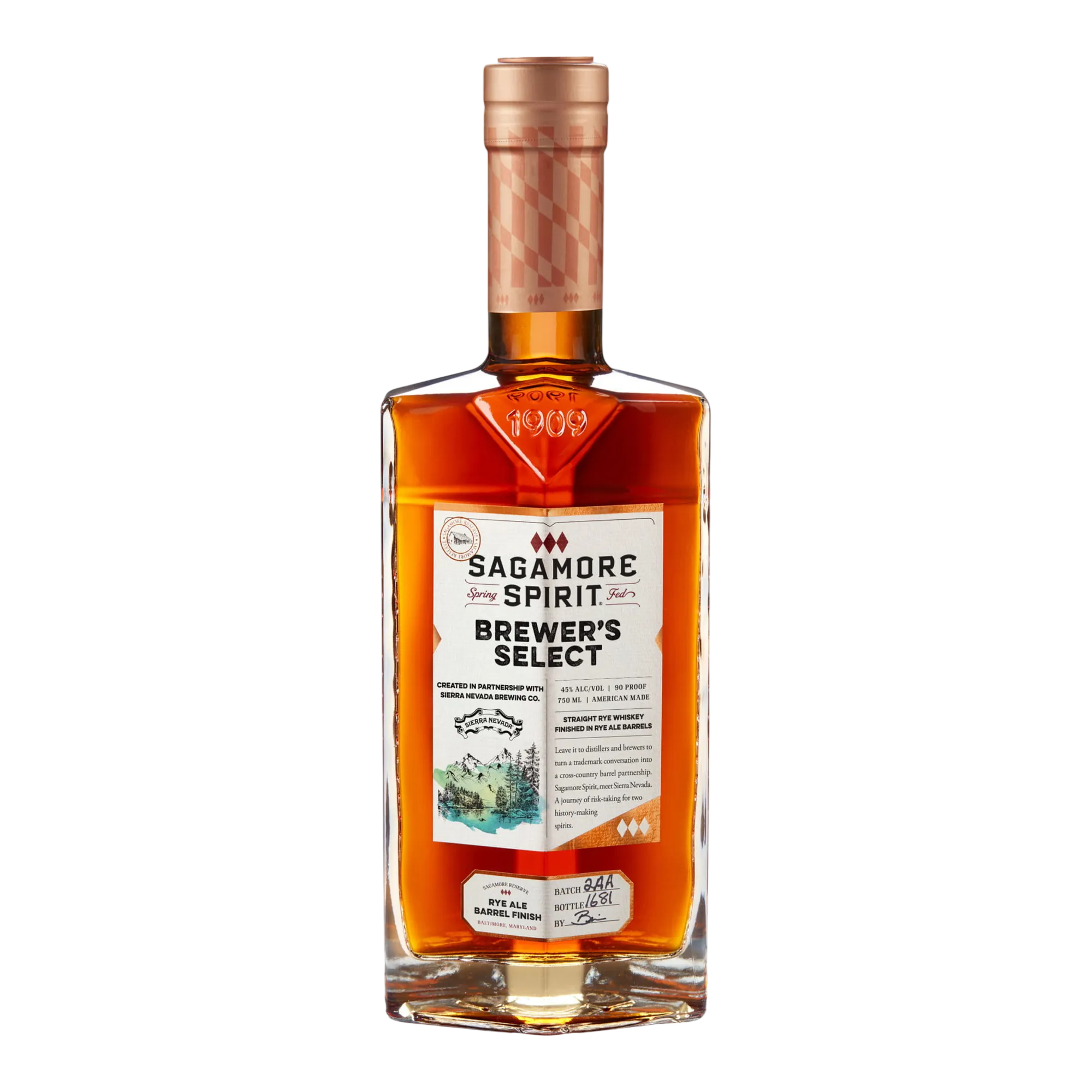 Sagamore Spirit Distillery Exclusive Sour Ale Finish Rye Whiskey