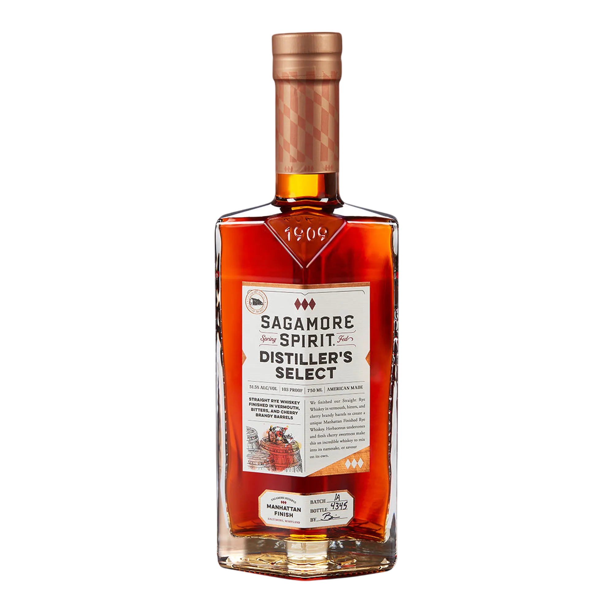 Sagamore Spirit Manhattan Finish Rye Whiskey