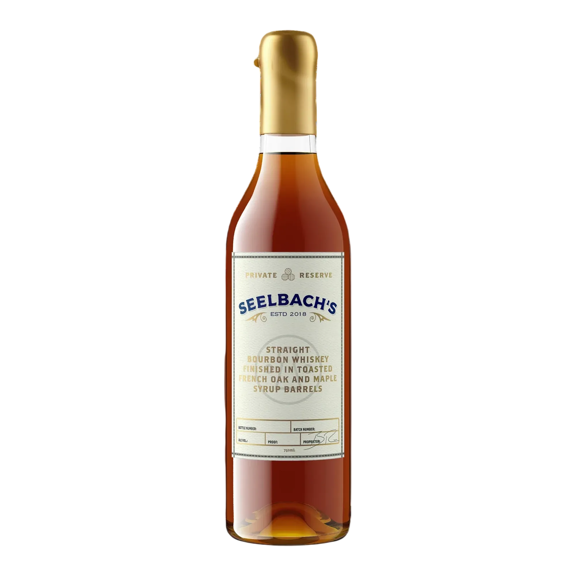 Seelbach’s Private Reserve Double Stacked Maple Finished Bourbon Whiskey Release 001