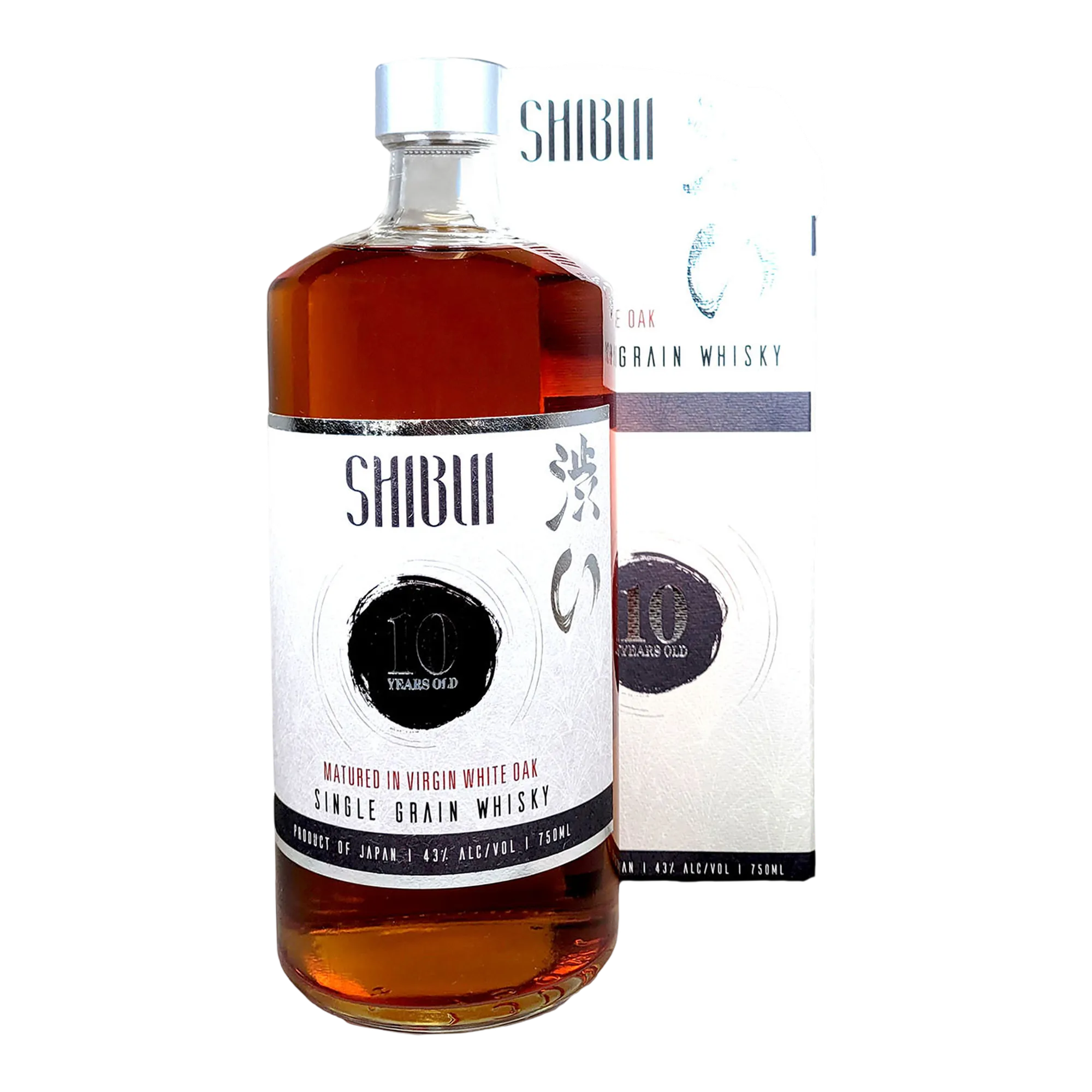 Shibui 10 Year Old White Oak Single Grain Japanese Whisky