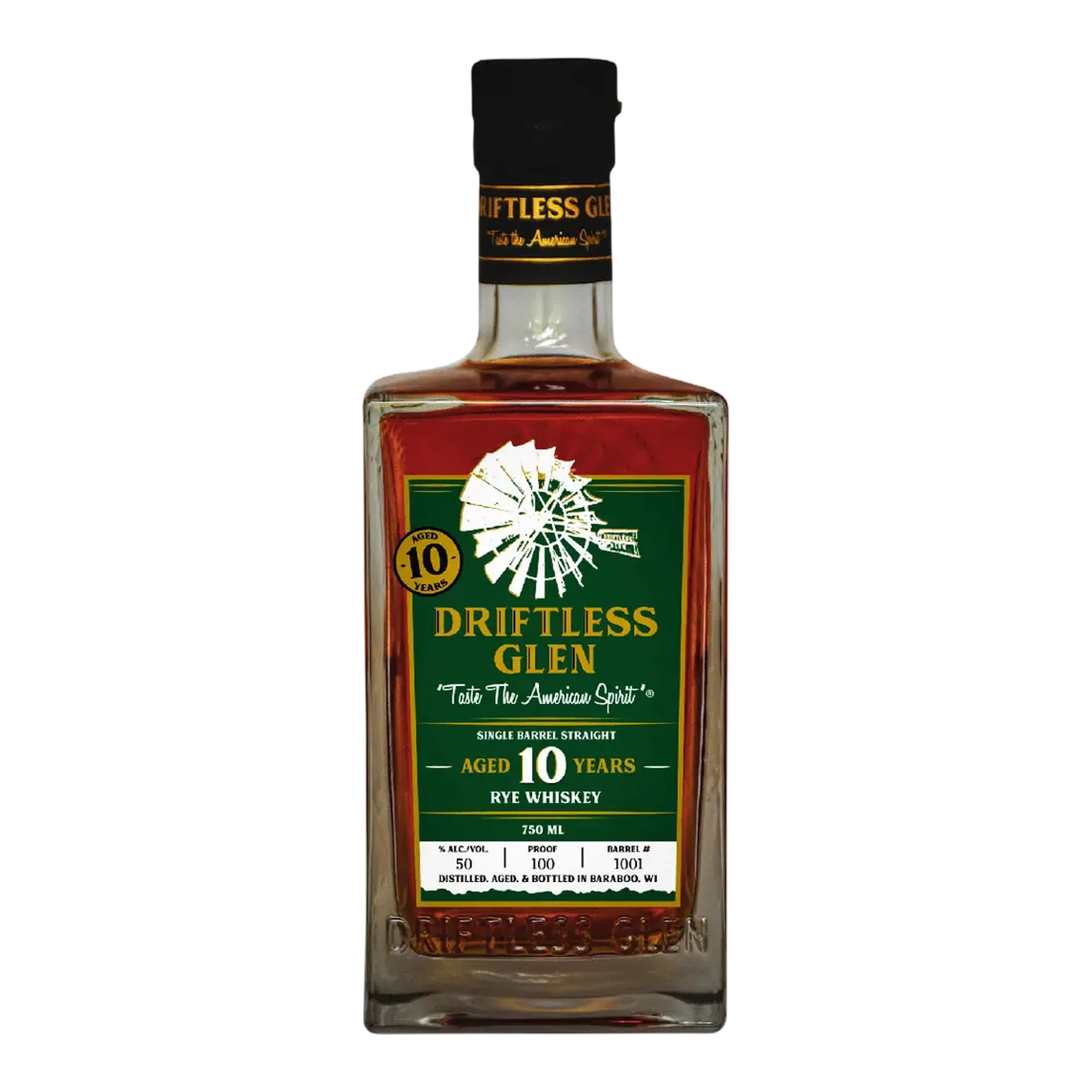 Shortbarrel 10 Year Old Single Barrel Rye Whiskey