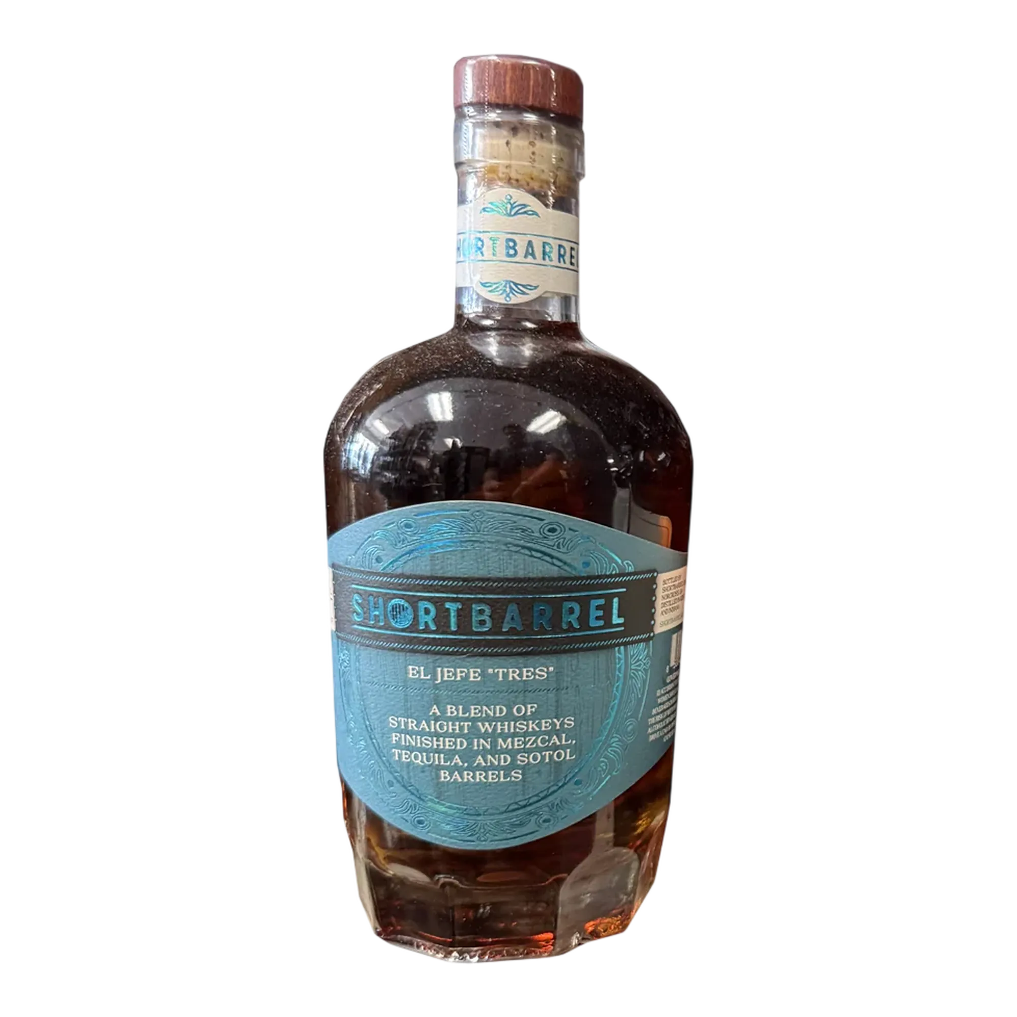 Shortbarrel El Jefe American Straight Whiskey Finished in Ex-Reposado Mezcal Barrels