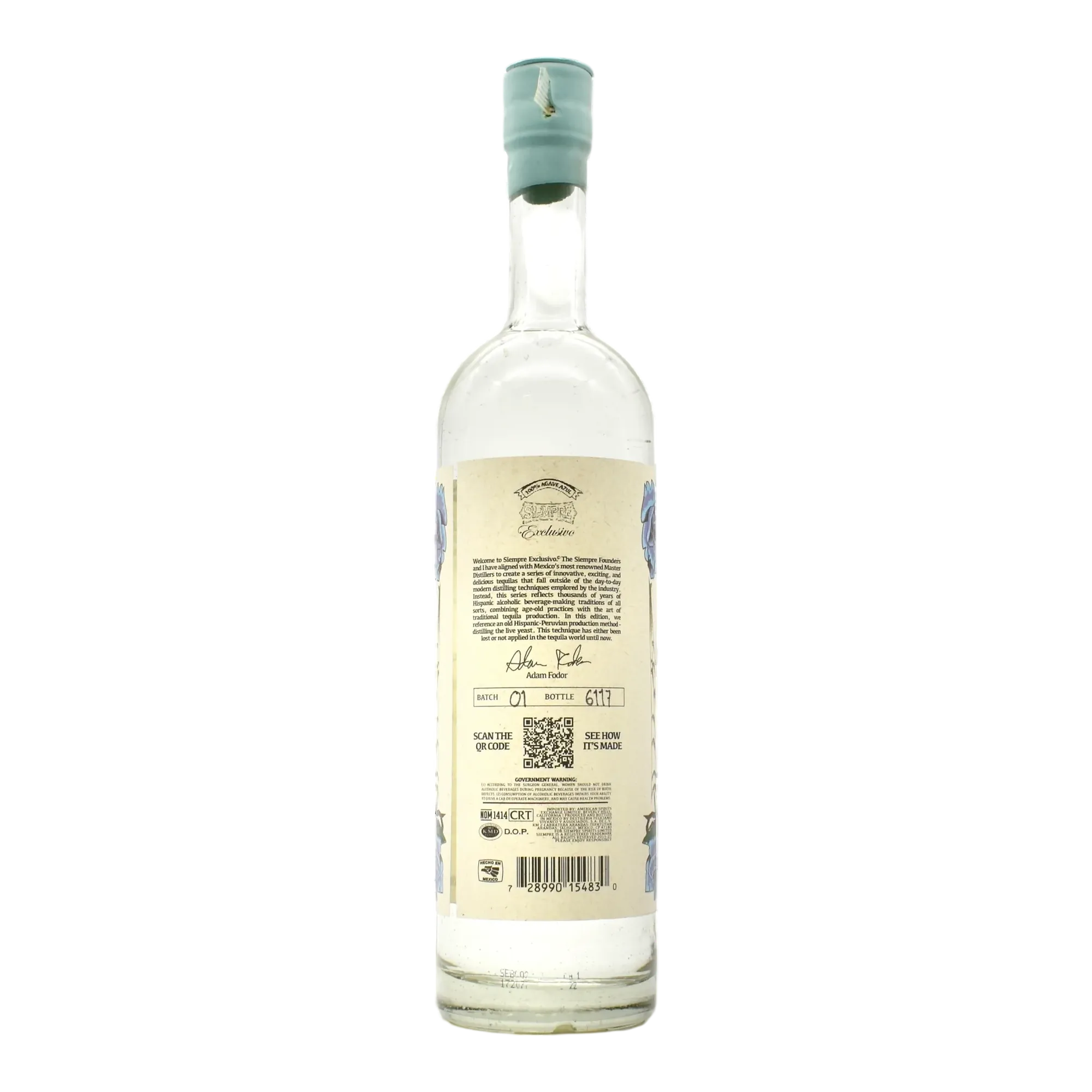 Siempre Exclusivo Vivo Blanco Tequila