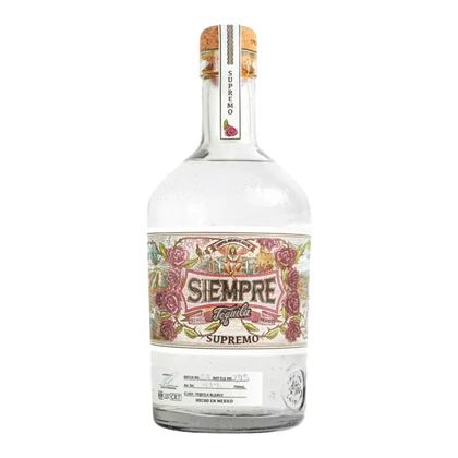 Siempre Supremo Blanco High Proof Special Cut Tequila 110 Proof