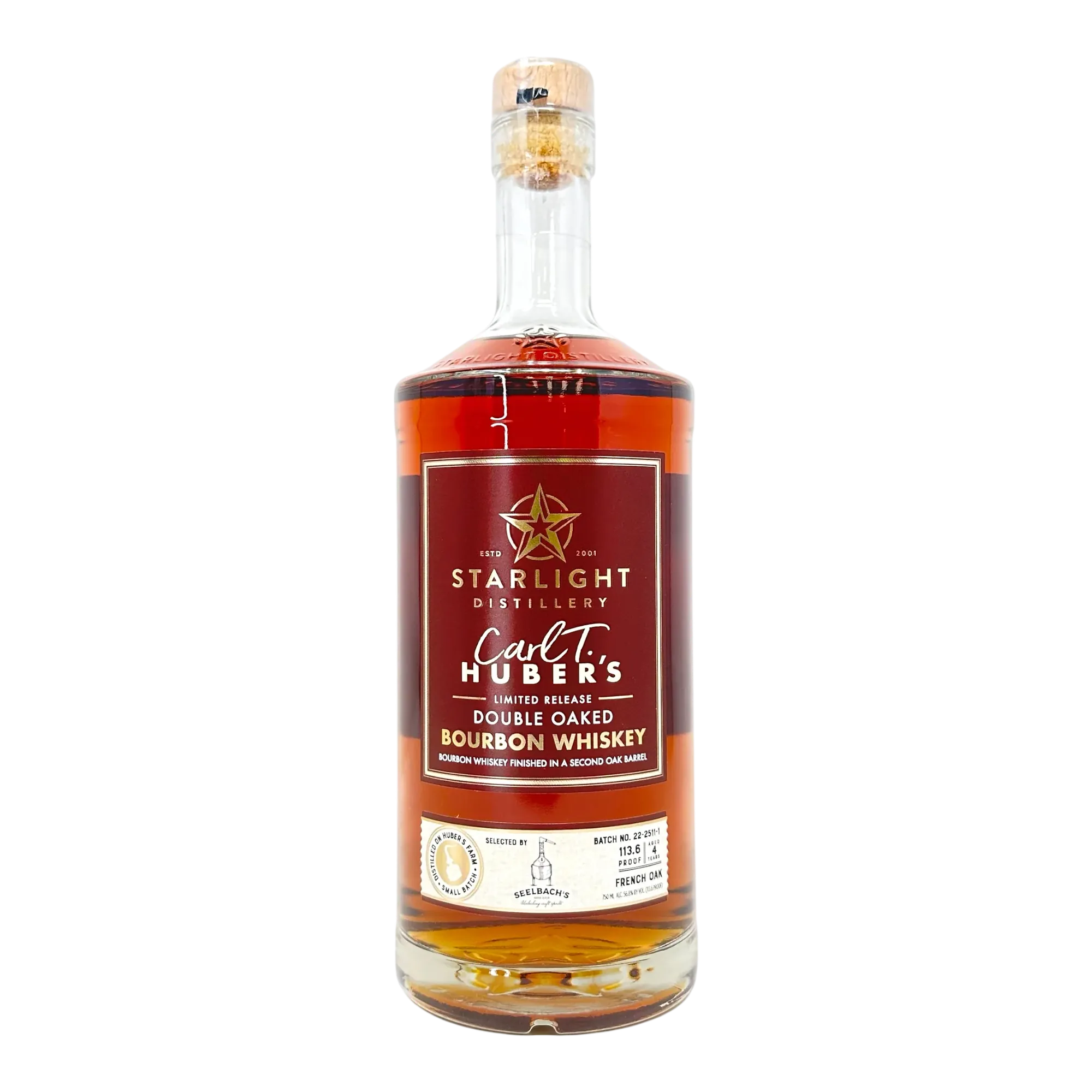 Starlight Distillery Double Oaked Bourbon Whiskey