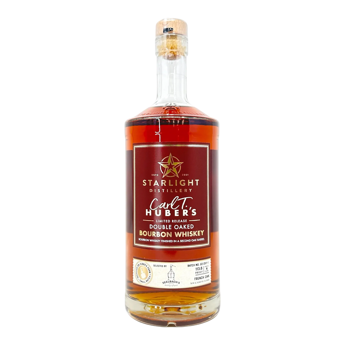 Starlight Distillery Double Oaked Bourbon Whiskey