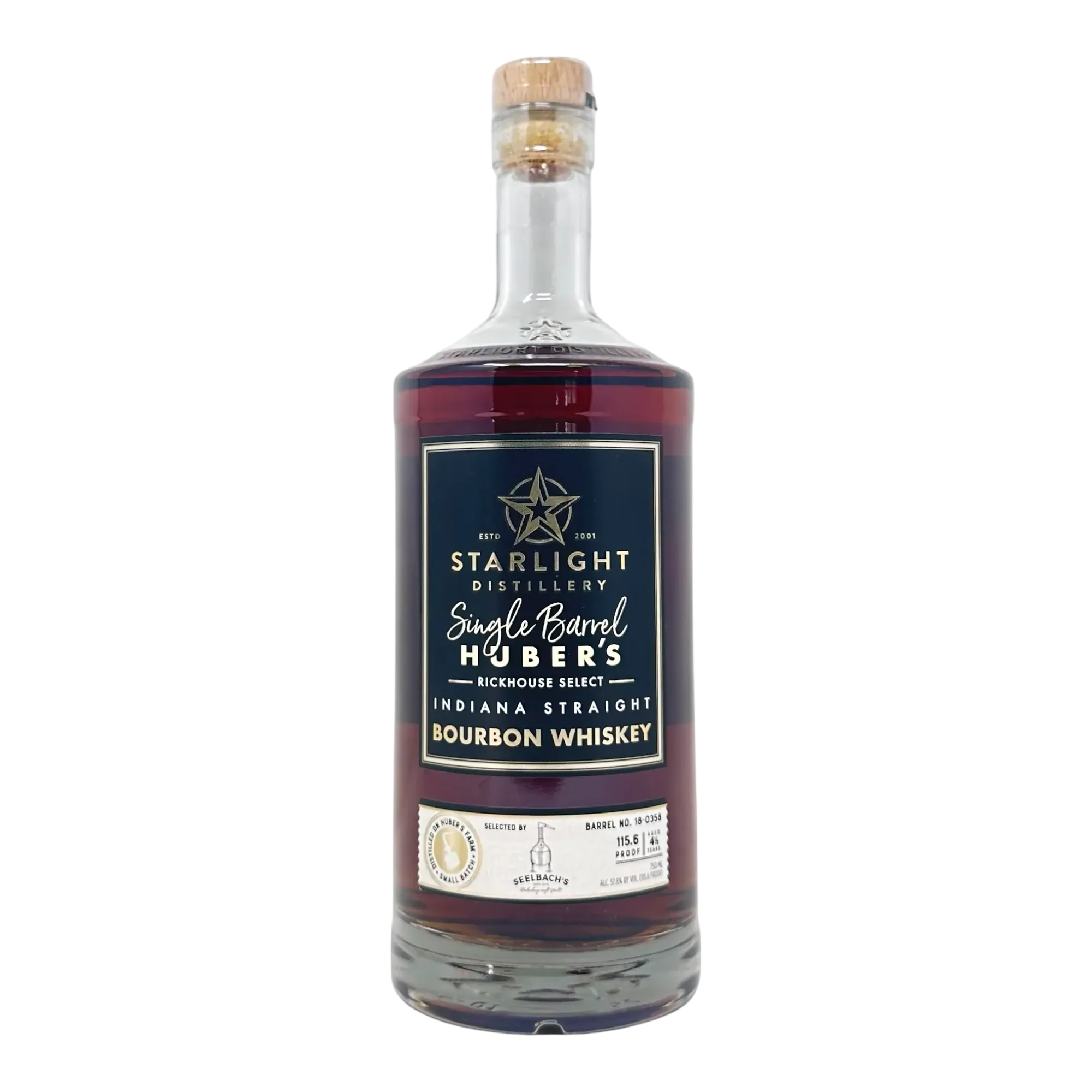 Starlight Distillery Single Barrel Bourbon Whiskey