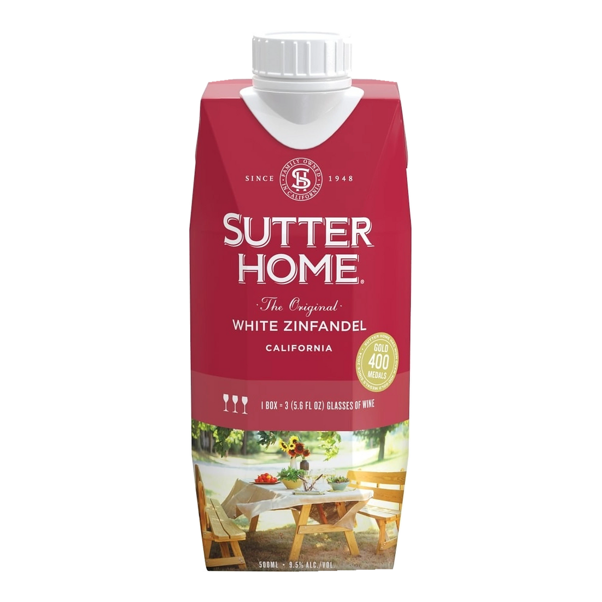 Sutter Home White Zinfandel 500ml