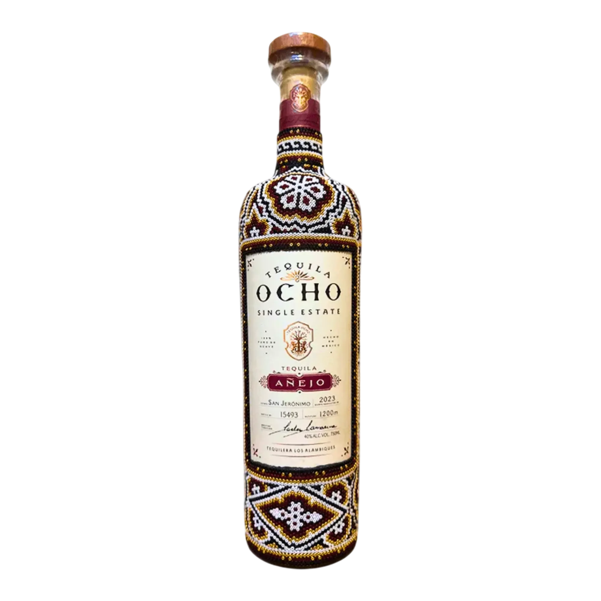 Tequila Ocho Añejo Huichol Art Edition