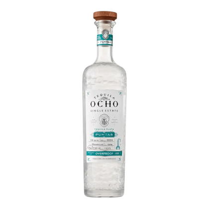 Tequila Ocho Plata Puntas Overproof Tequila