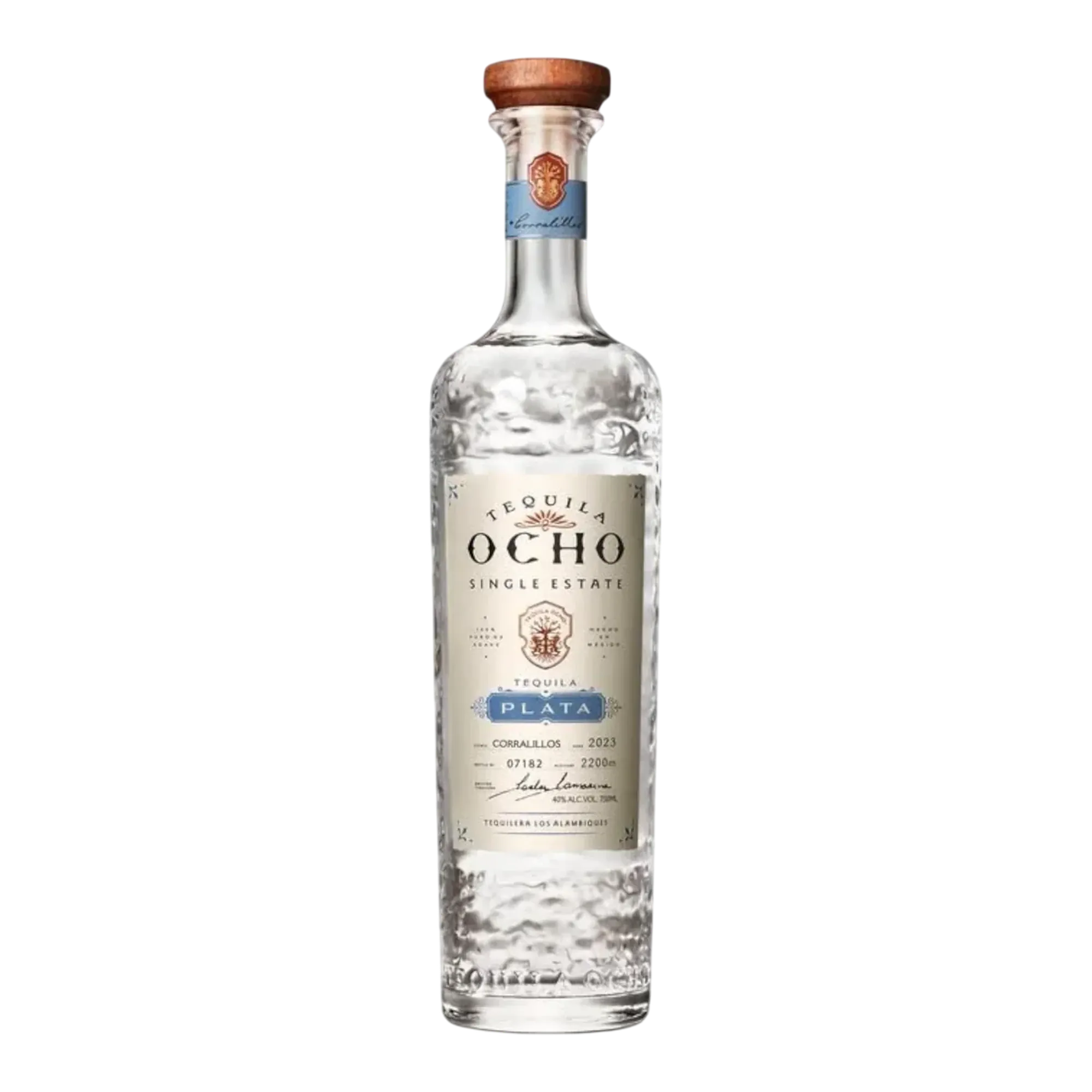 Tequila Ocho Plata Single Estate Blanco Tequila