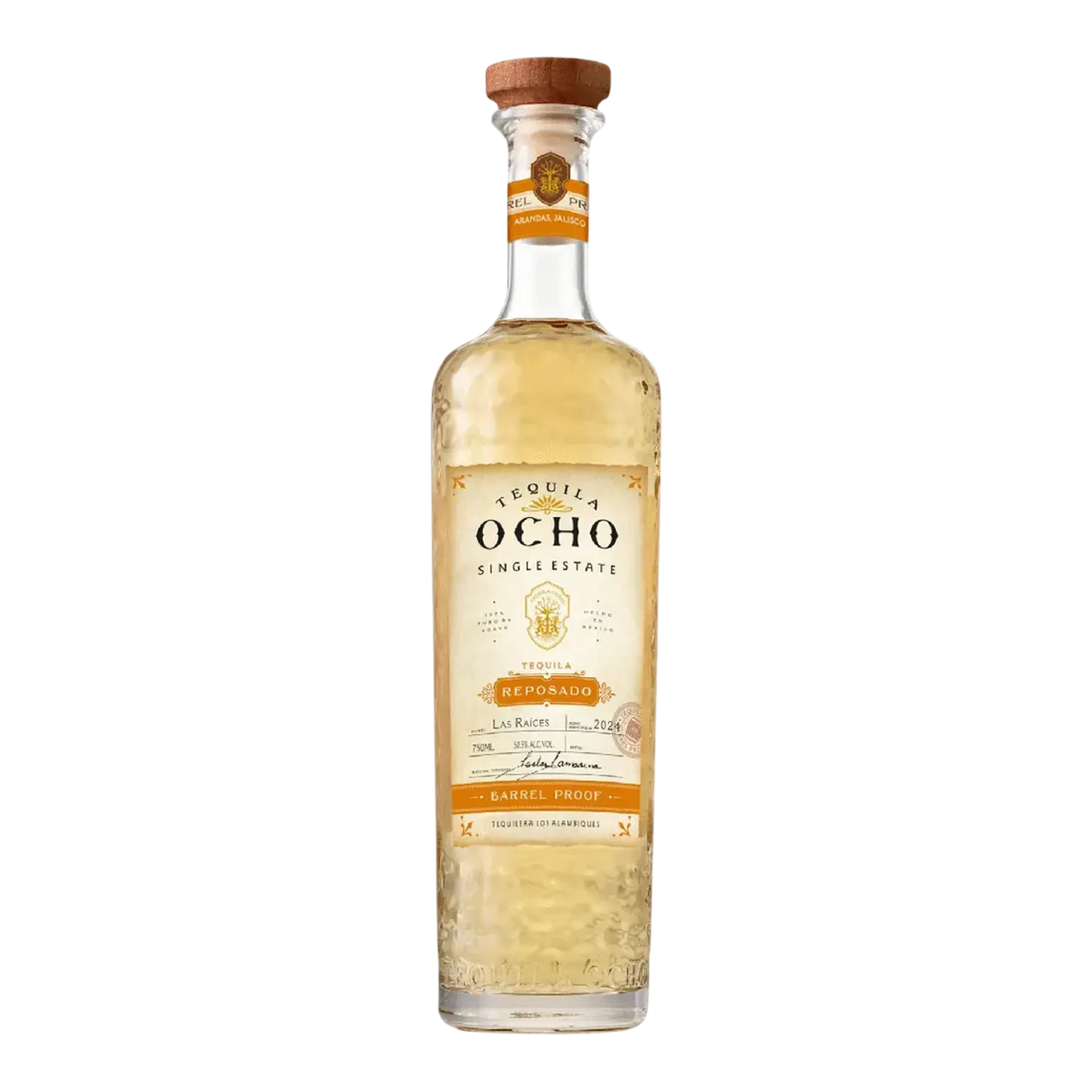 Tequila Ocho Reposado Barrel Proof Tequila