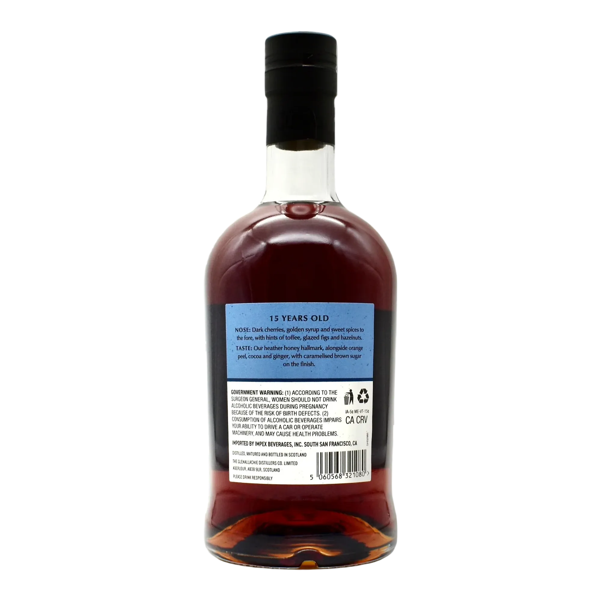 The GlenAllachie 15 Year Old Speyside Single Malt Scotch Whisky
