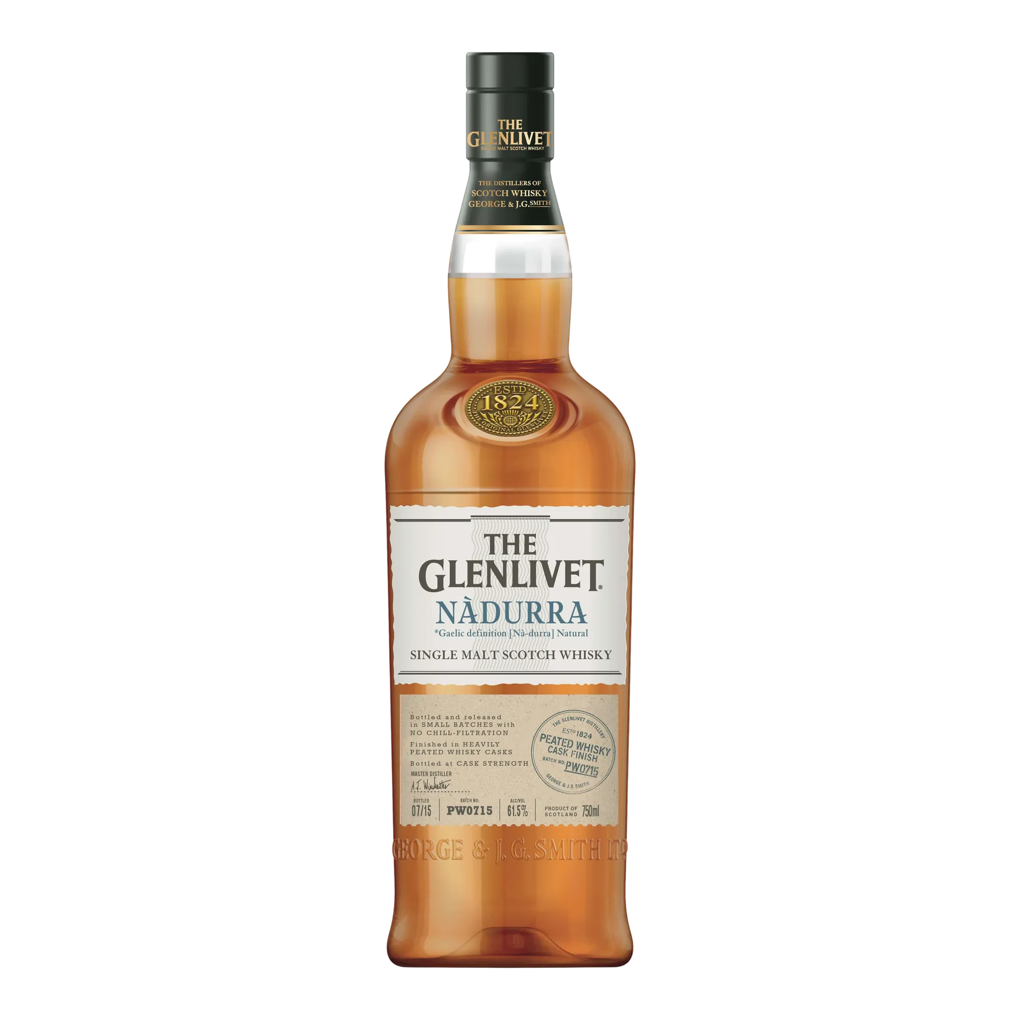 The Glenlivet Nàdurra Peated Whisky Cask Finish Single Malt Scotch Whisky 123 Proof