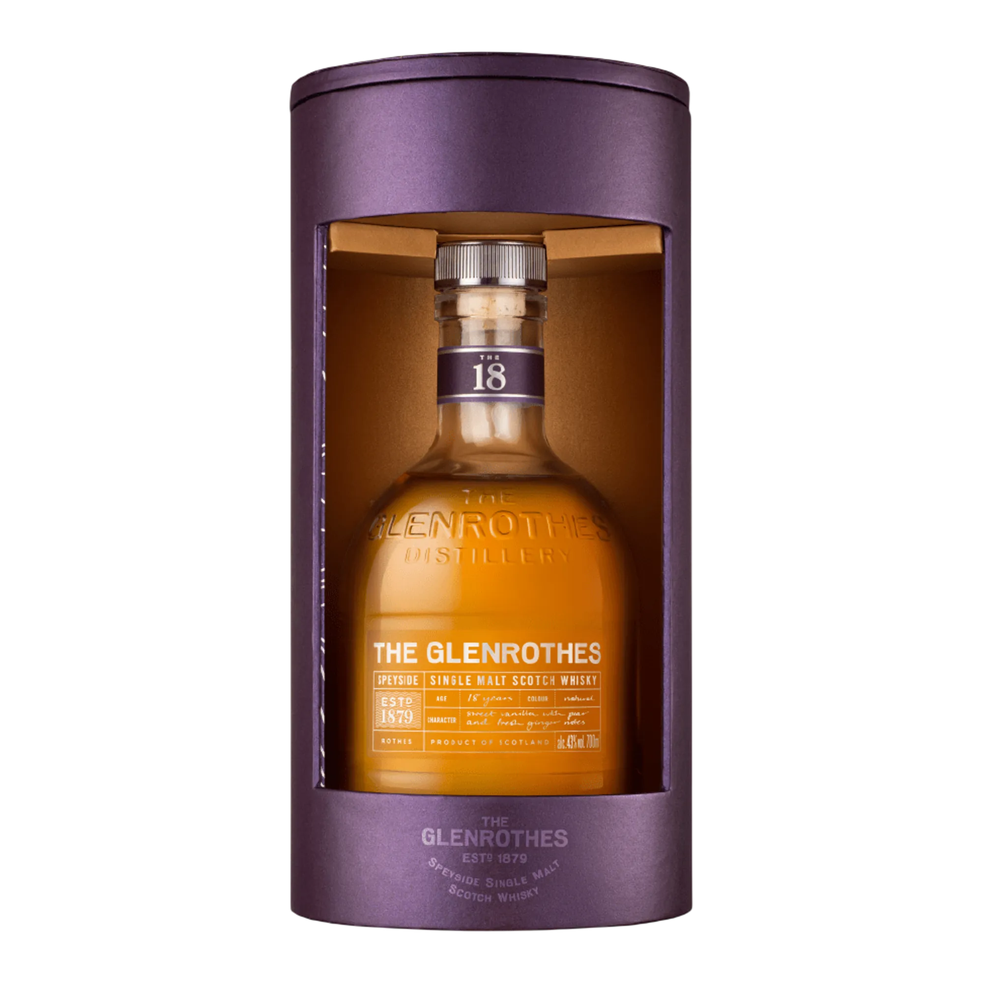 The Glenrothes 18 Year Old Speyside Single Malt Scotch Whisky