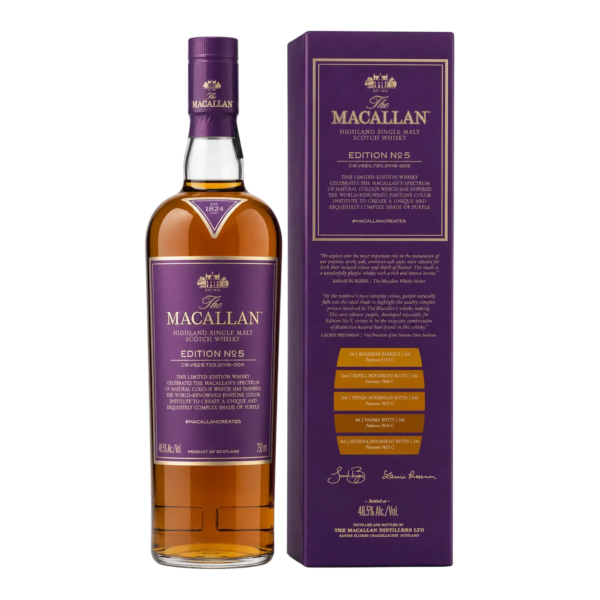 The Macallan Edition No. 5 Single Malt Scotch Whisky