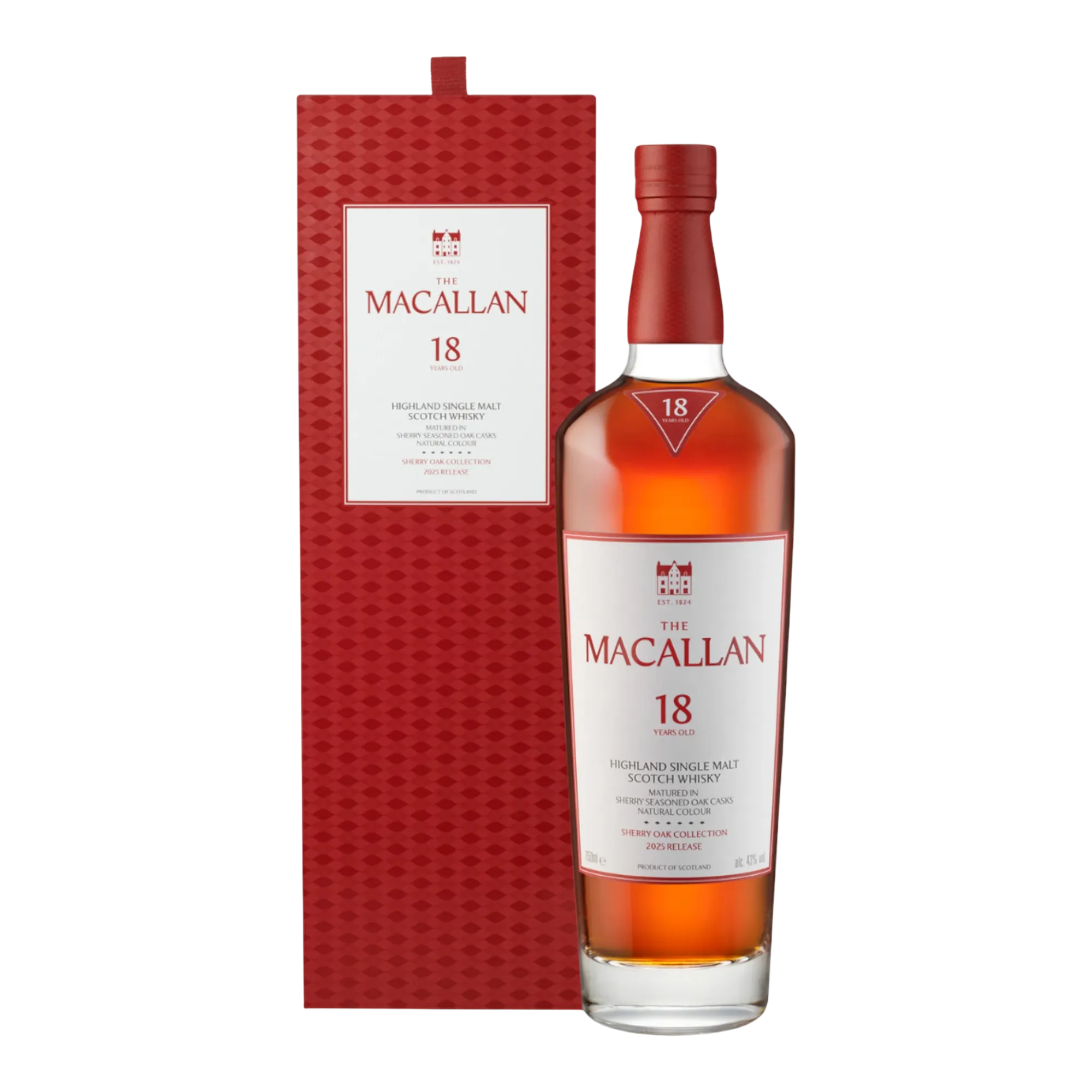 The Macallan Sherry Oak 18 Year Old Single Malt Scotch Whisky