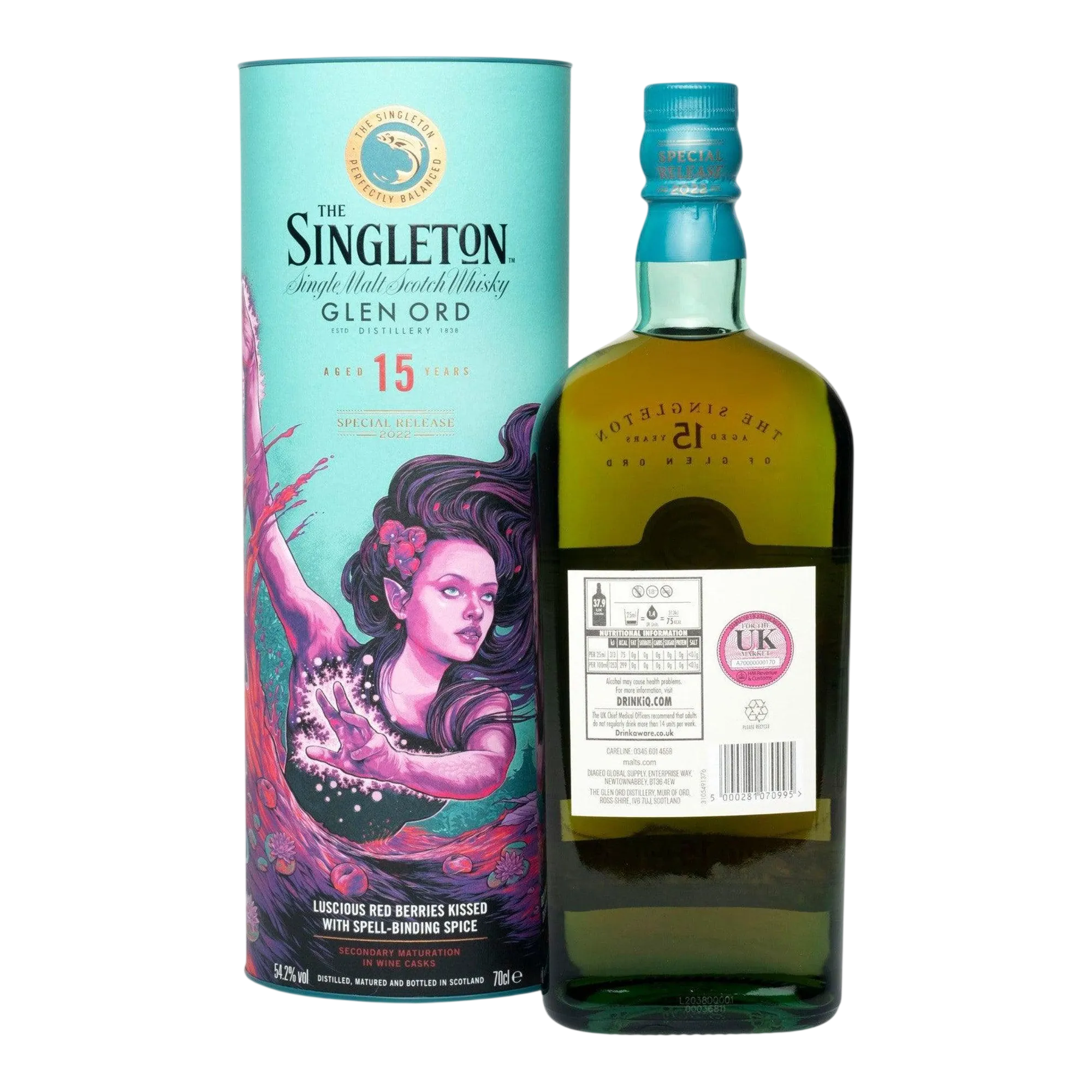 The Singleton of Glen Ord 15 Year Old The Enchantress of the Ruby Solstice 2022 Special Release Scotch Whisky