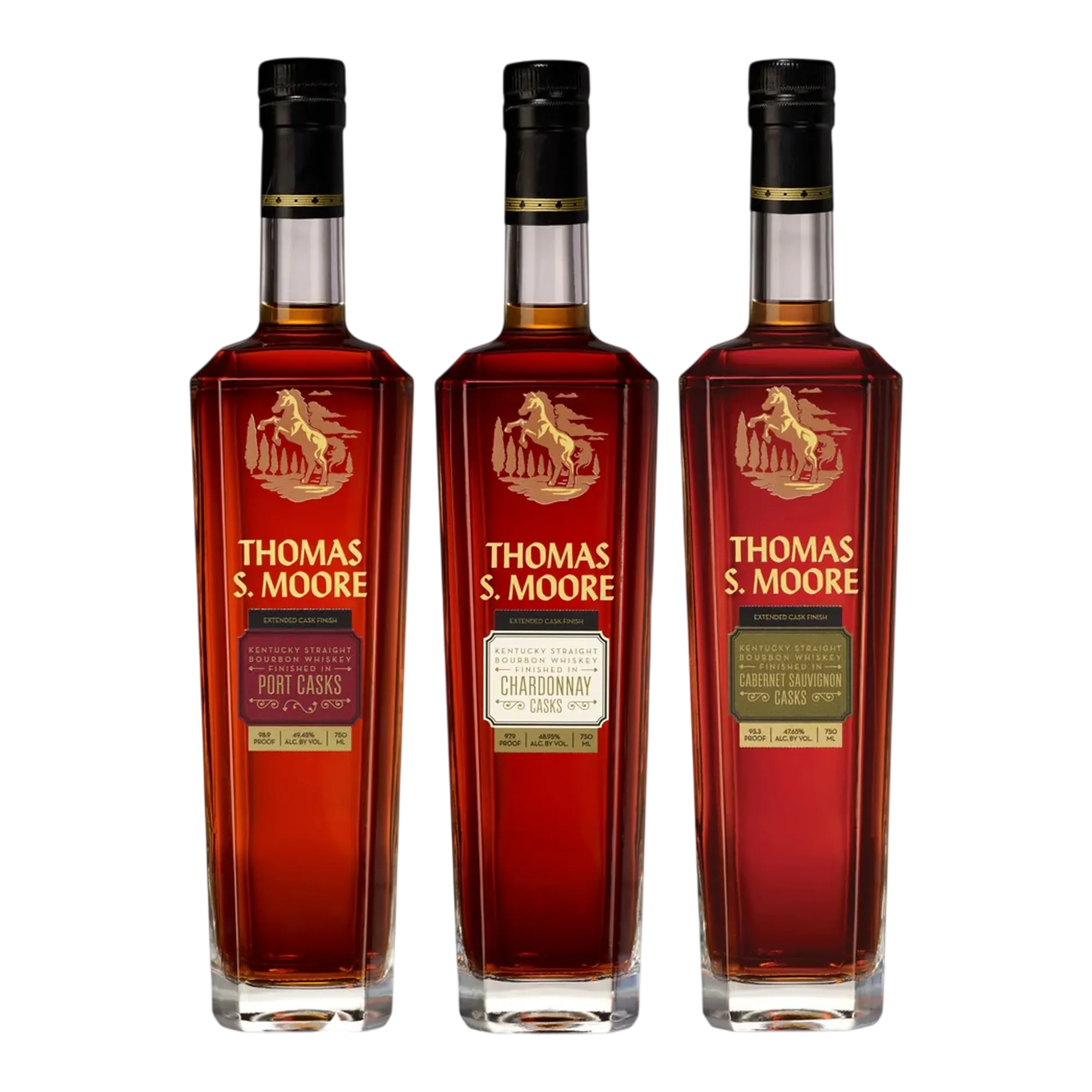 Thomas S. Moore Kentucky Straight Bourbon Whiskey Finished in Port Casks