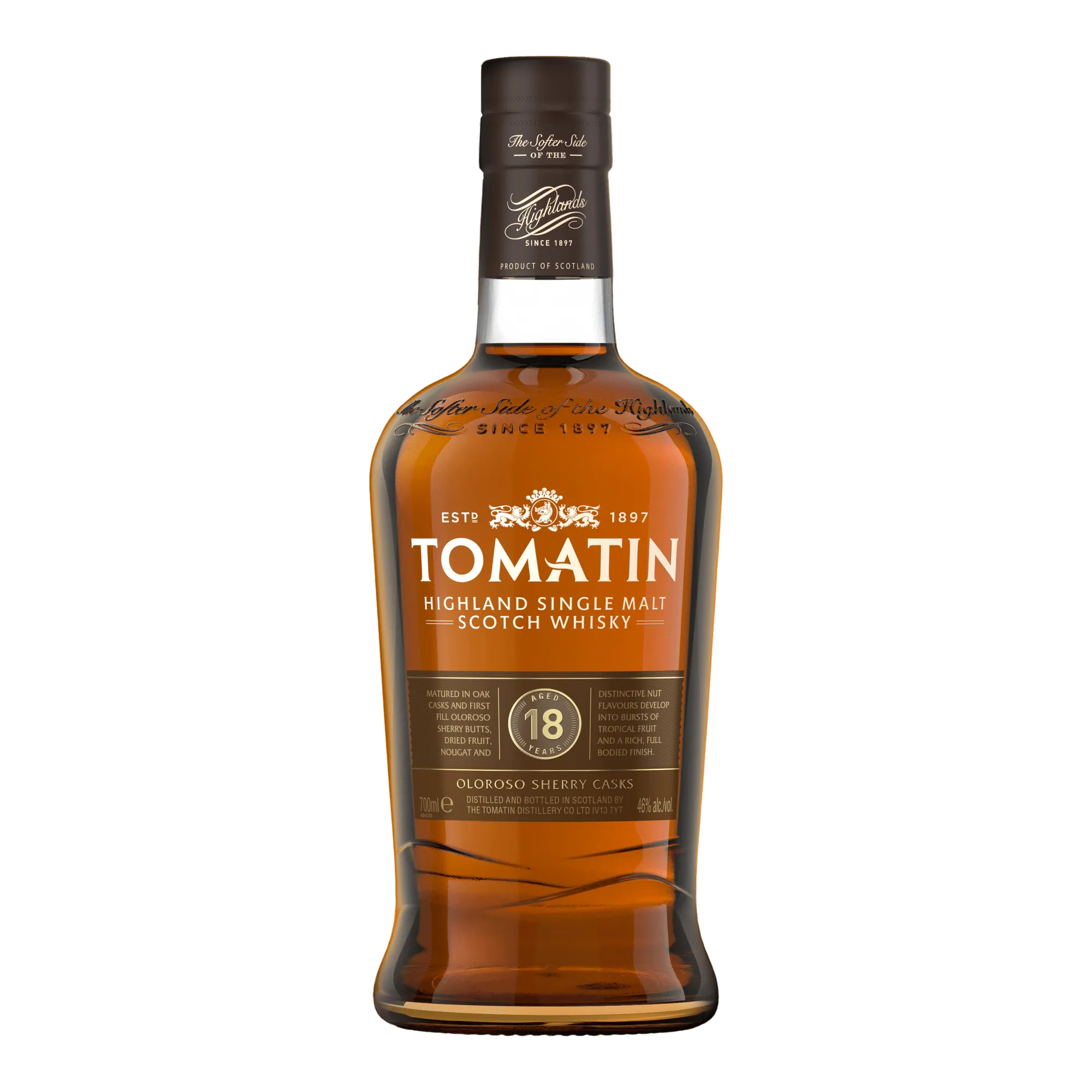 Tomatin 18 Year Old Highland Single Malt Scotch Whisky